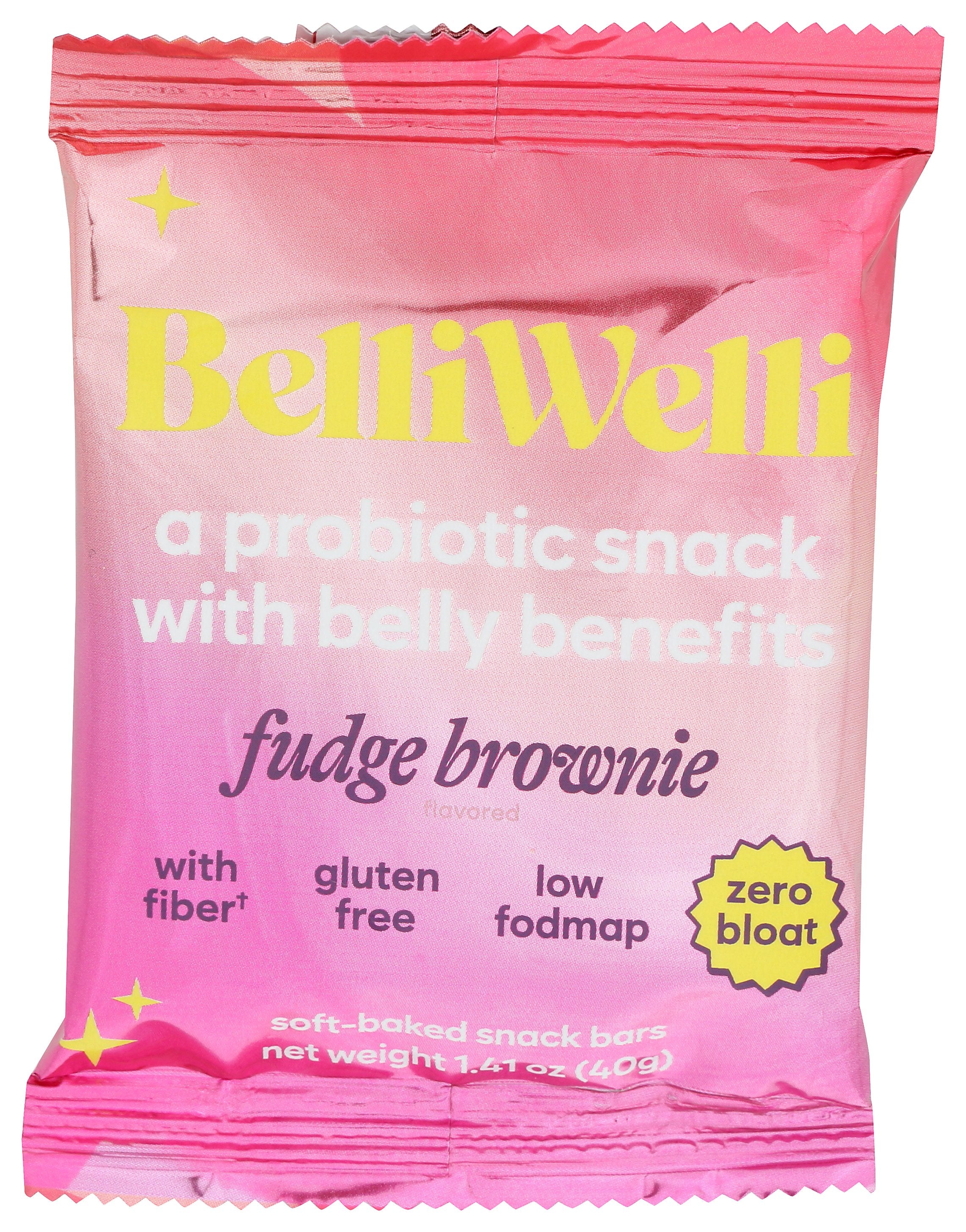 BELLIWELLI BAR SNACK FUDGE BROWNIE - Case of 8