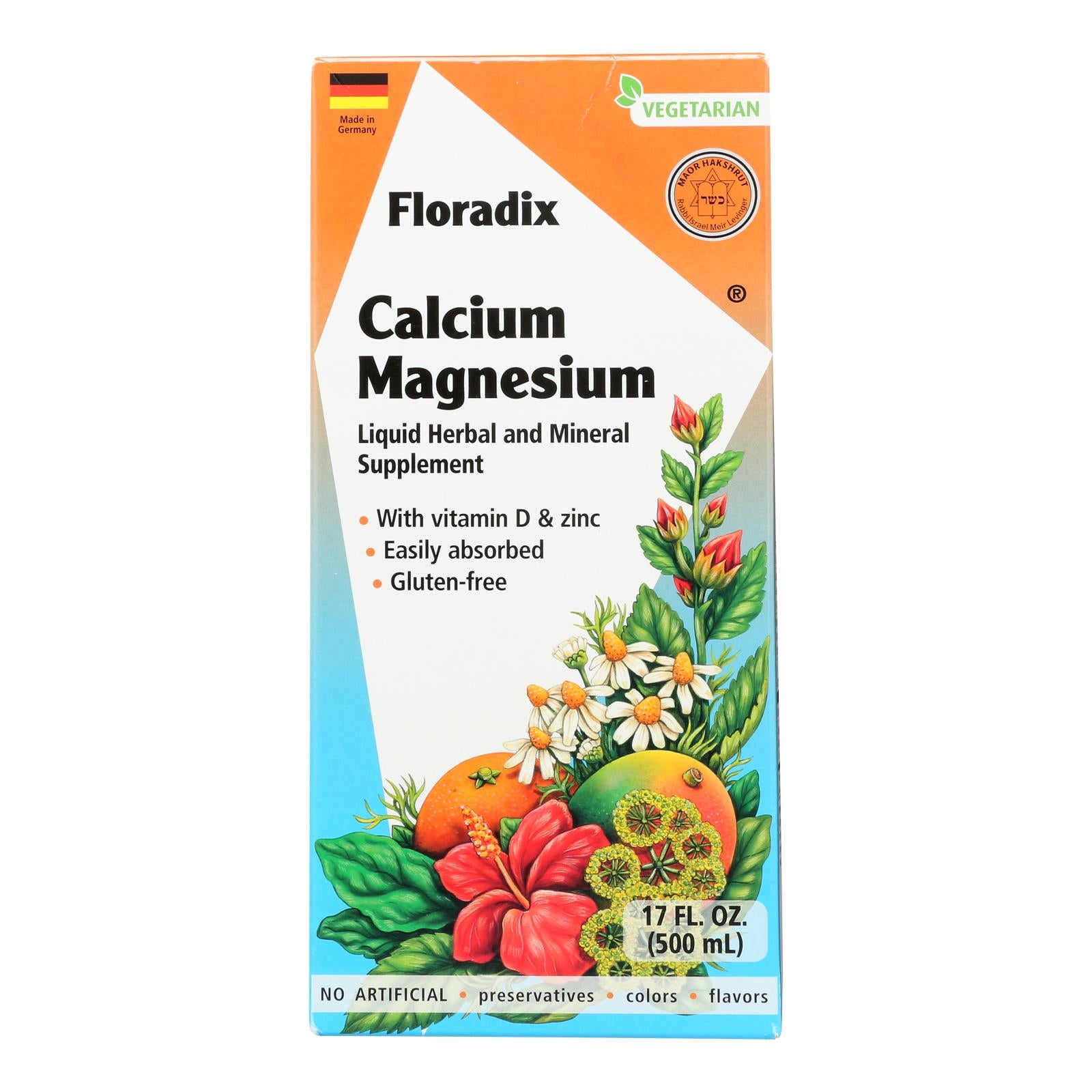 Floradix - Calcium Magnesium Liquid - 1 Each 1-17 Fz