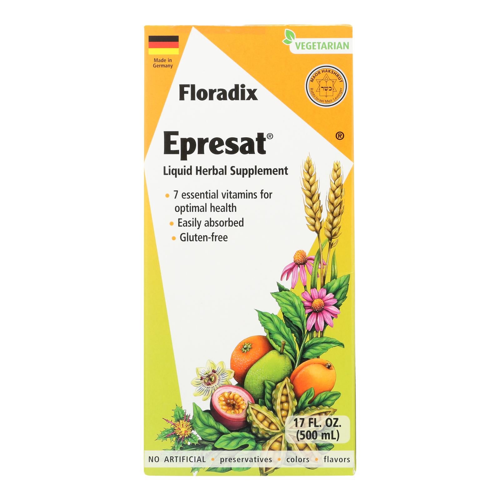 Floradix - Epresat Adlt Multivitamin - 1 Each 1-17 Fz
