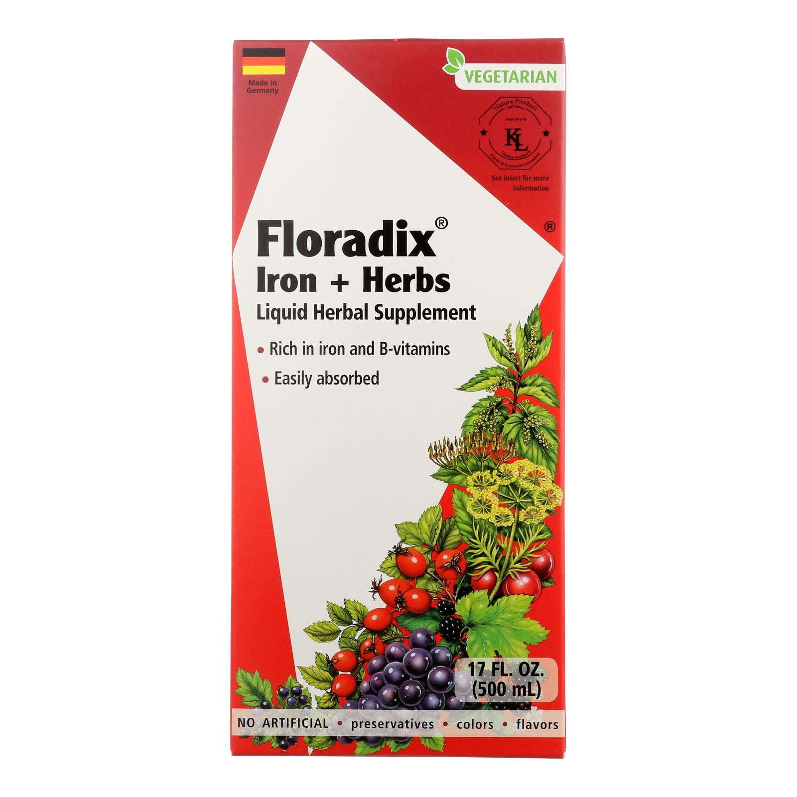 Floradix - Floradix Iron And Herbs - 1 Each 1-17 Fz