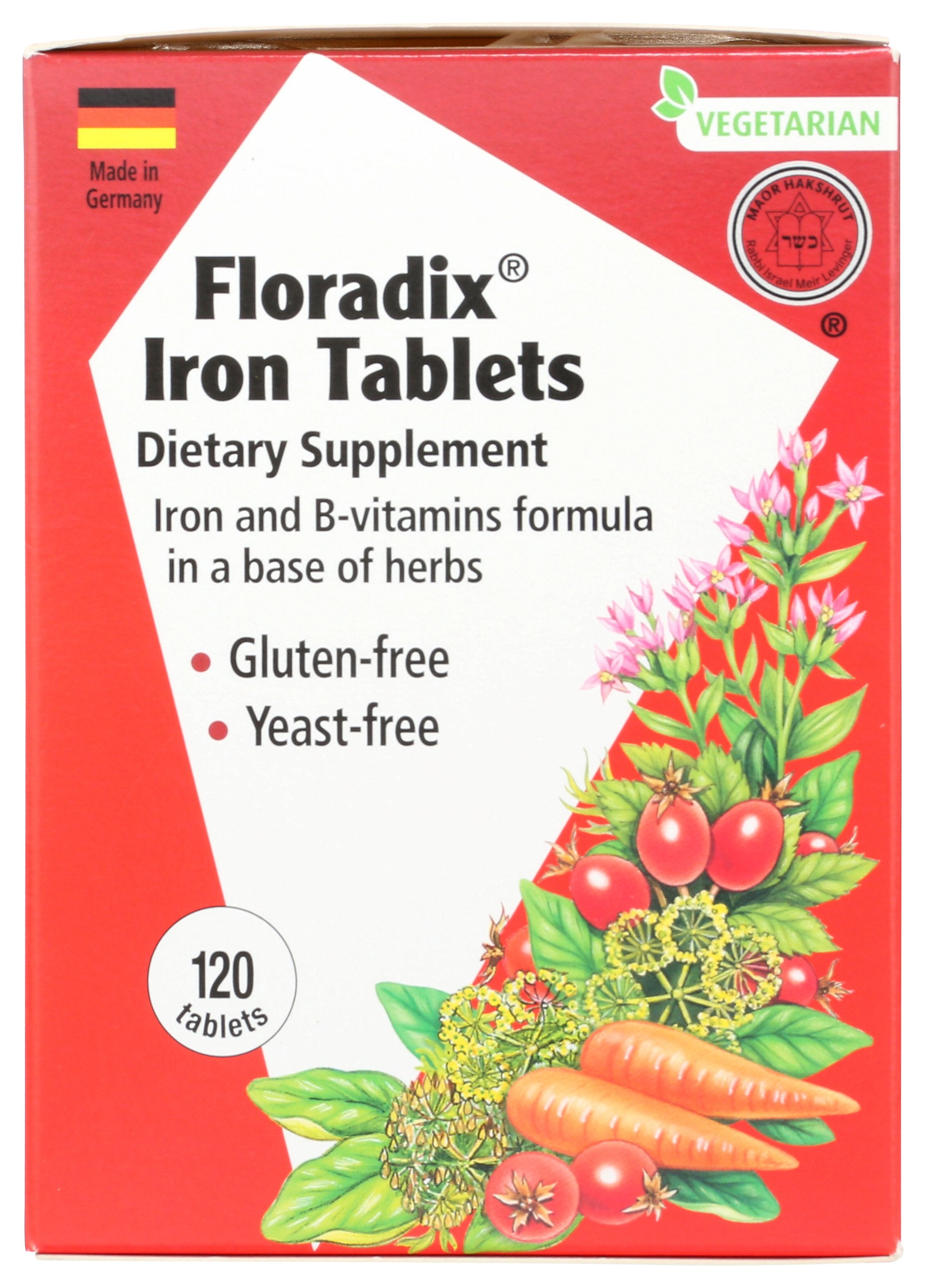 SALUS FLORADIX IRON TABLETS