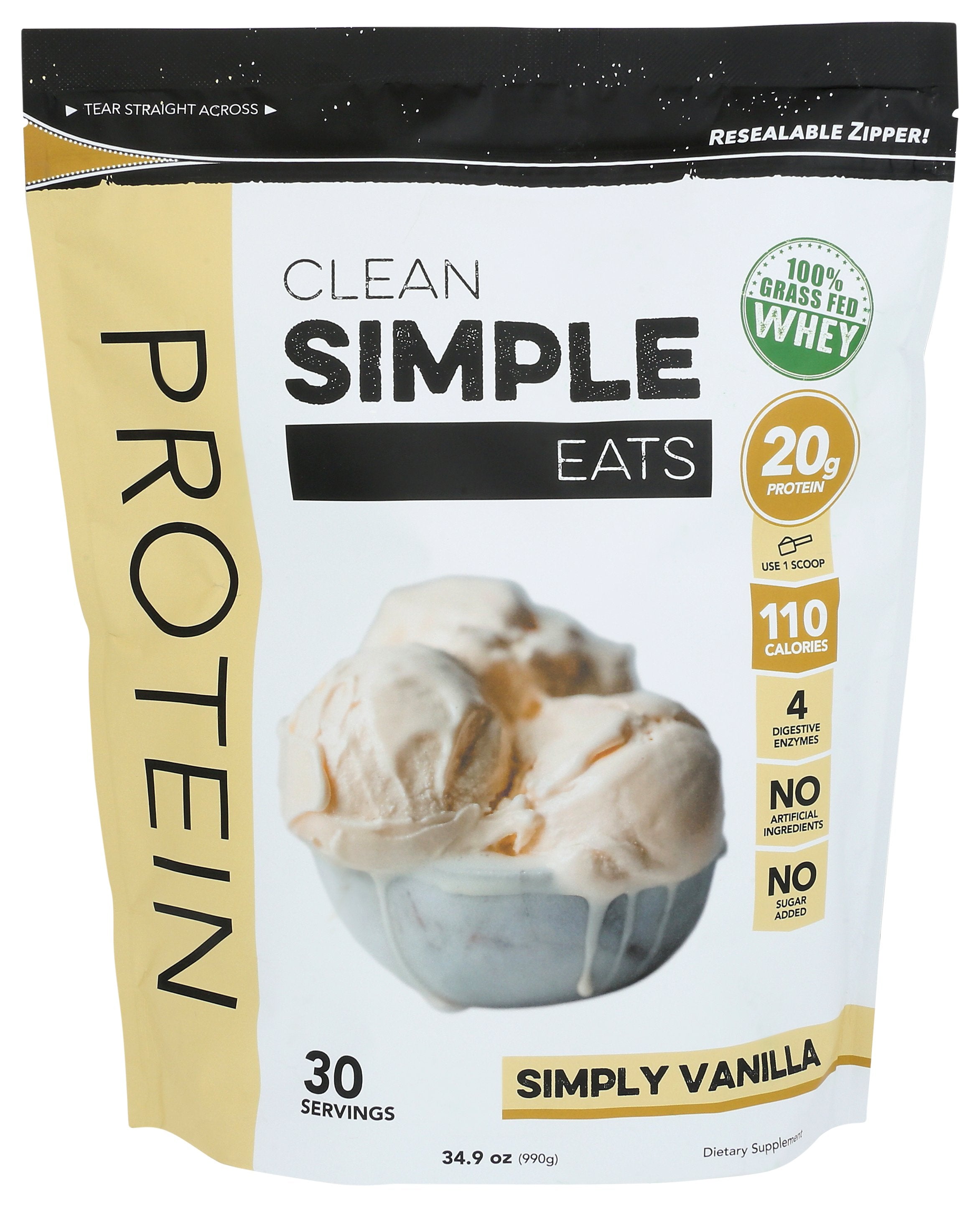 CLEAN SIMPLE EATS PROTEIN POWDER VANILLA