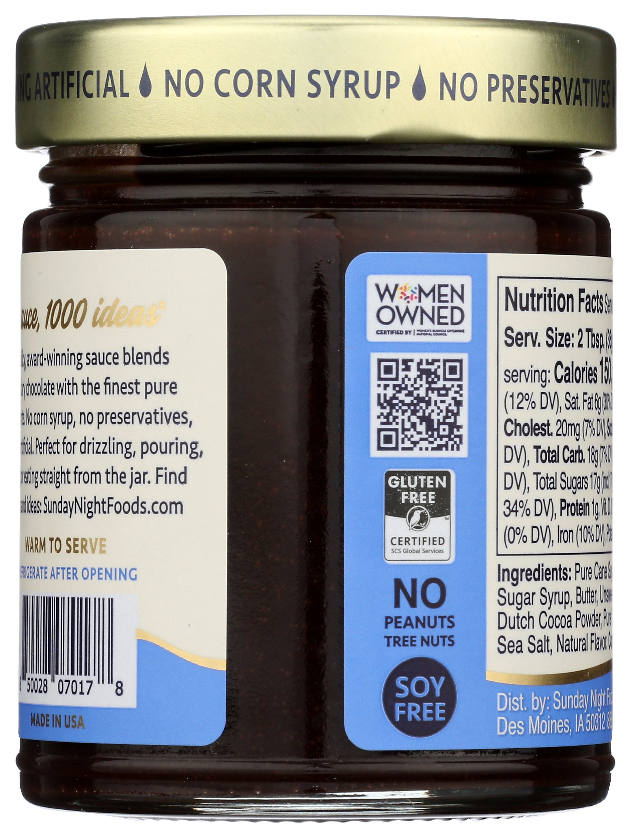 SUNDAY NIGHT SAUCE CHOC CLSSC SIG - Case of 6