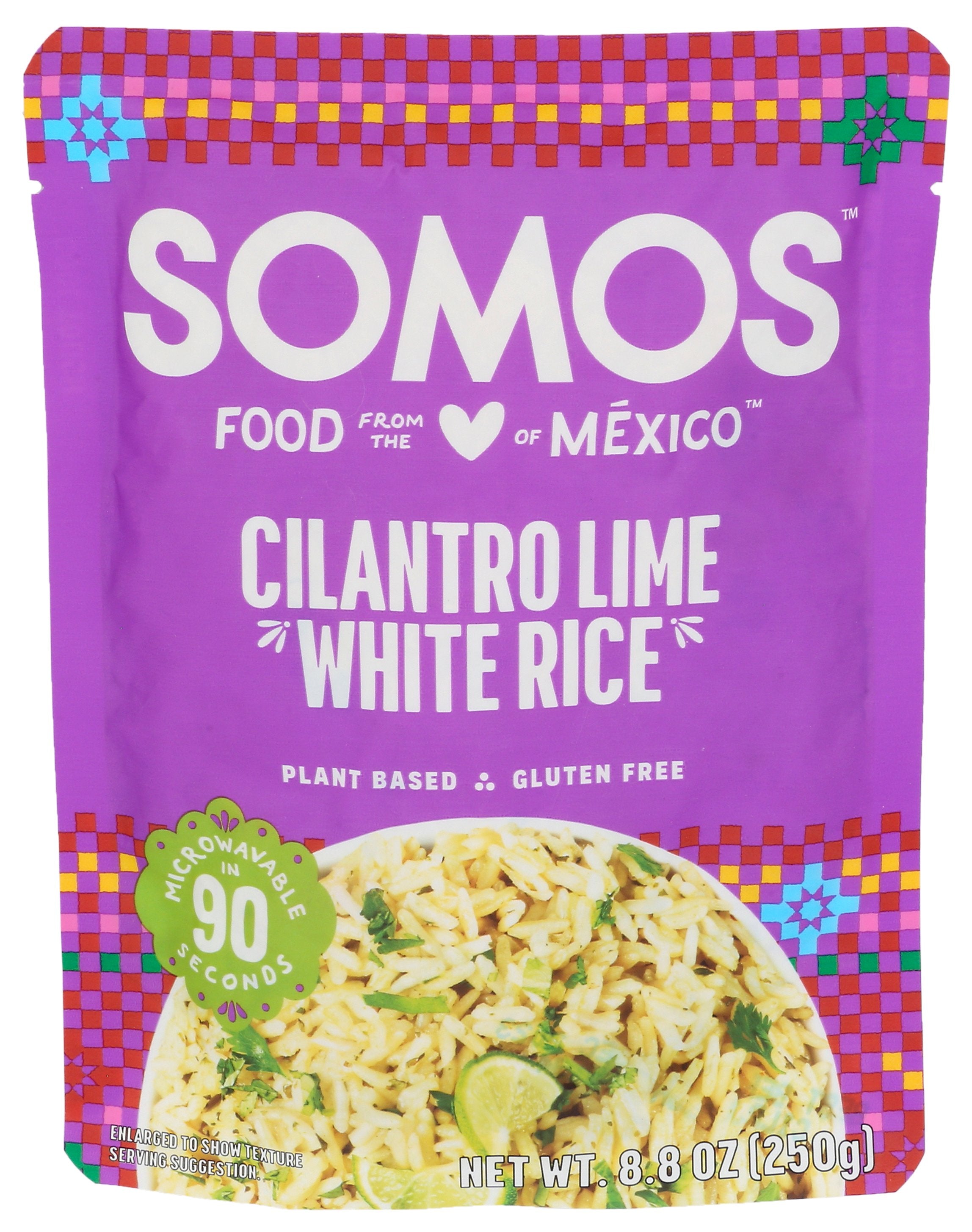 SOMOS RICE WHITE CILANTRO LIME - Case of 6