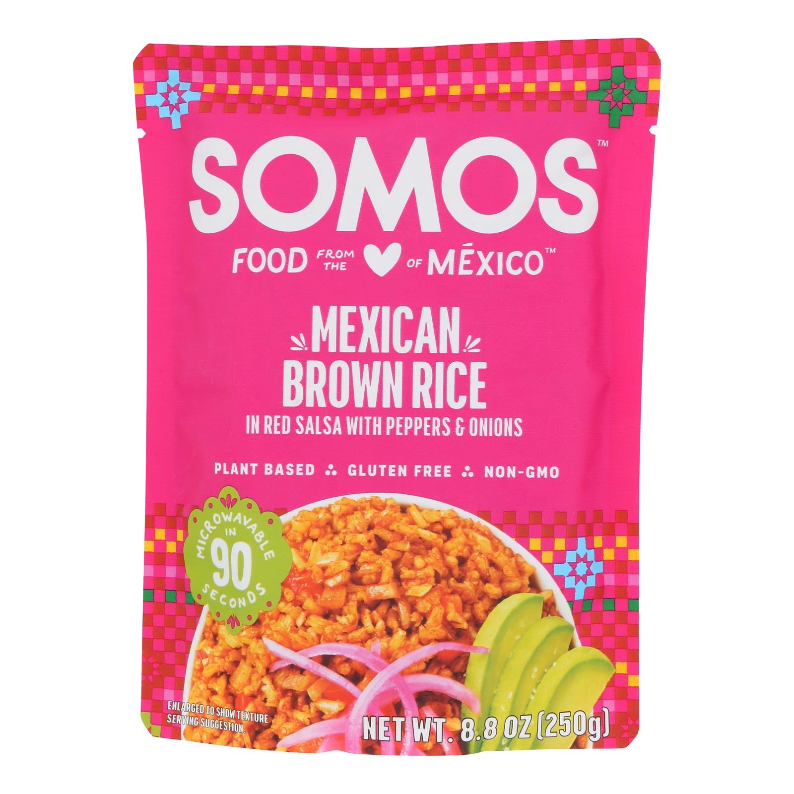 Somos - Rice Rth Mexican Brown - Case of 6-8.8 OZ