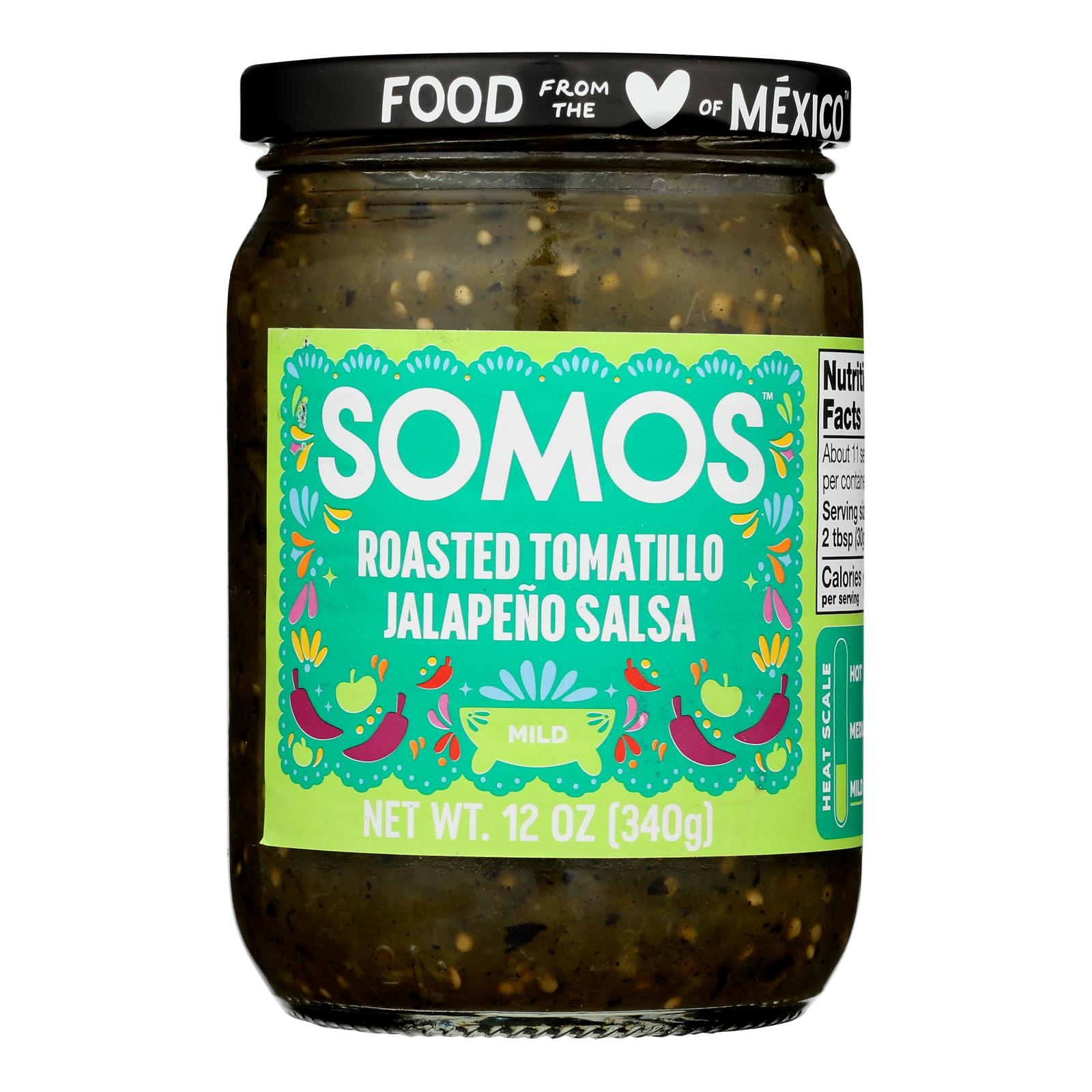 Somos - Salsa Verde Jalap Pepper - Case of 6-12 OZ