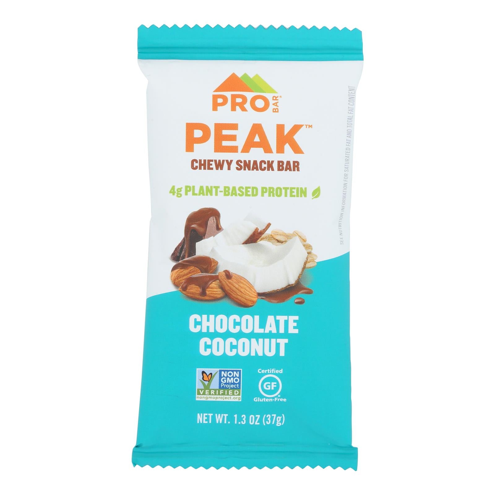 Probar - Peak Snack Chew Chocolate Coconut - Case of 12 - 1.3 Ounces