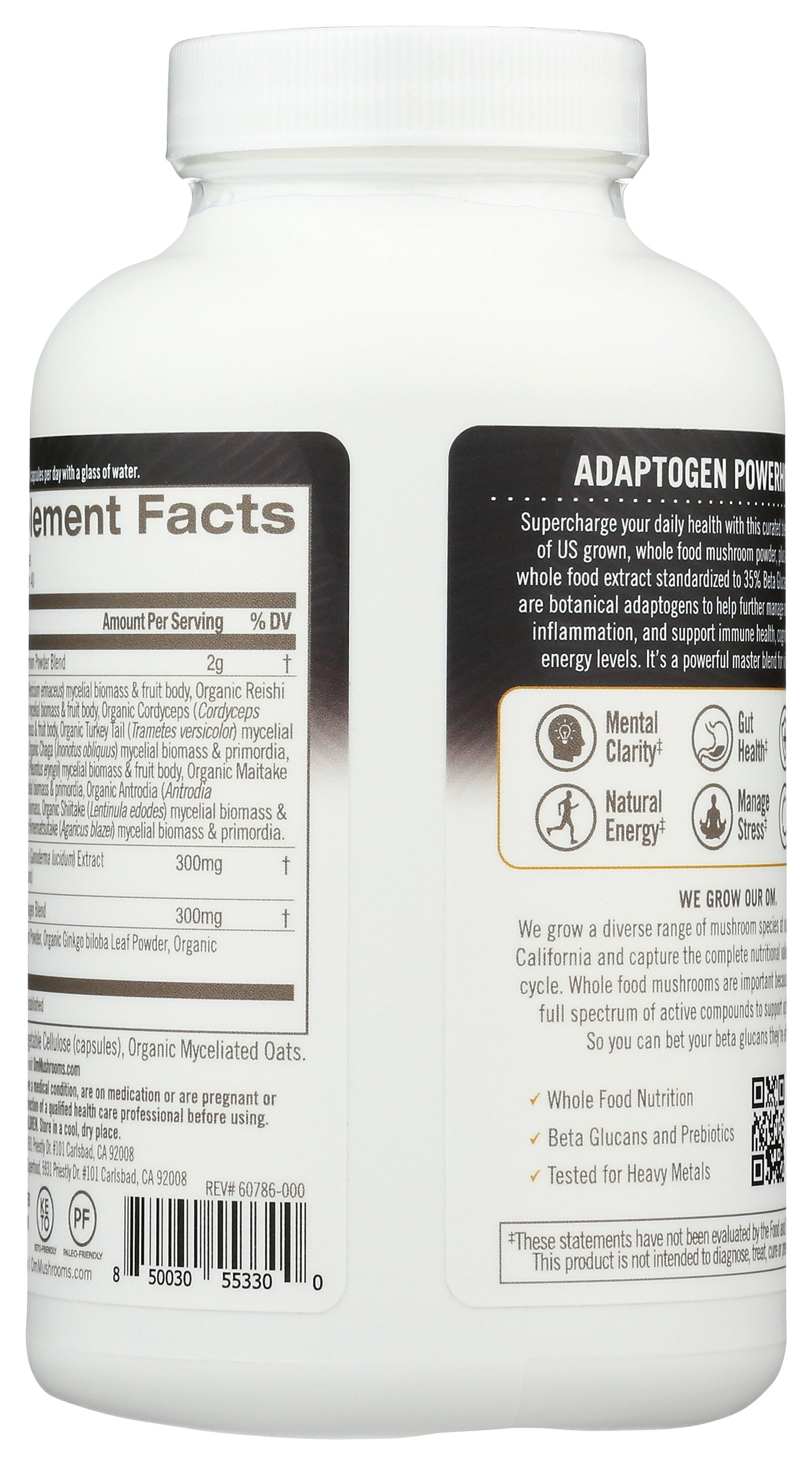 OM MUSHROOMS MUSHROOM BLEND MASTER [MUSHROOM MASTER BLEND CAPSULE 160CT - 160 VC]