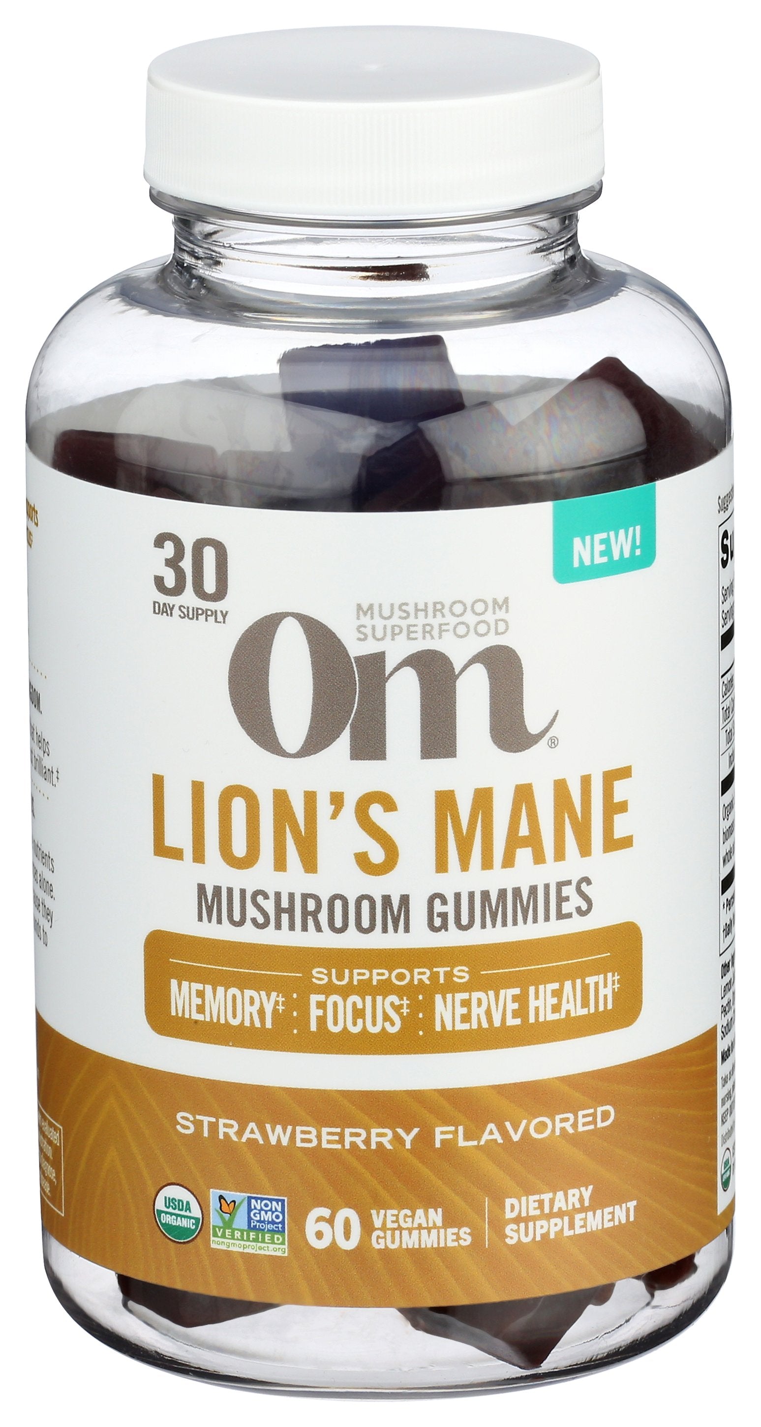 OM MUSHROOMS LIONS MANE GUMMIES