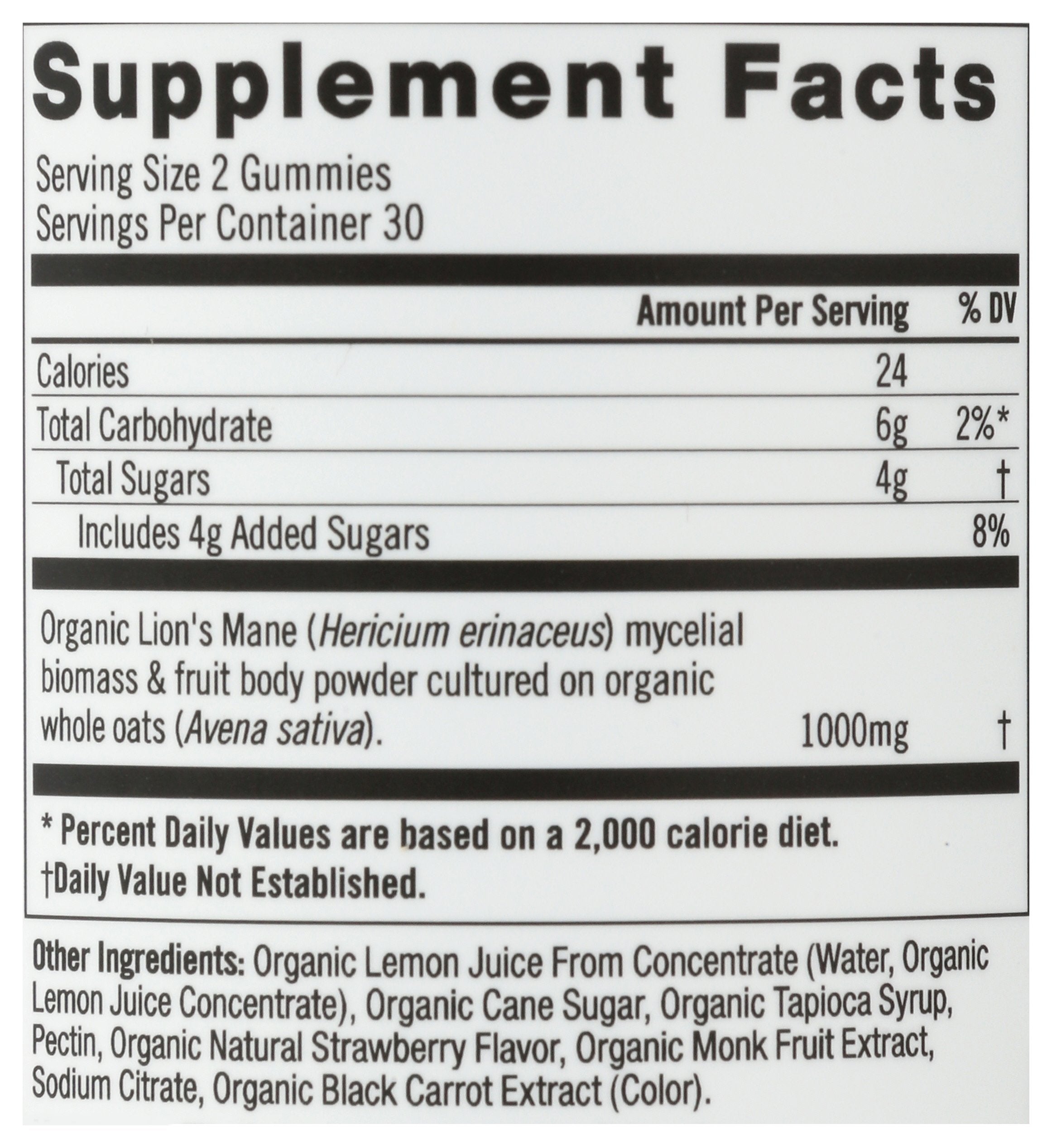 OM MUSHROOMS LIONS MANE GUMMIES