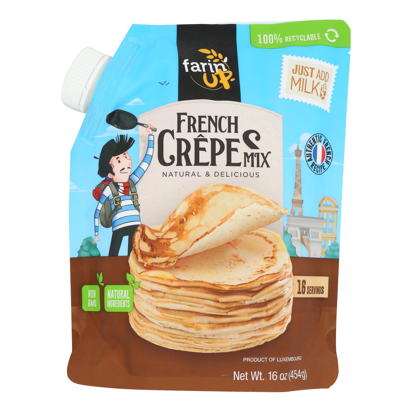 Farinup - Mix Crepes French - Case of 6-16 OZ