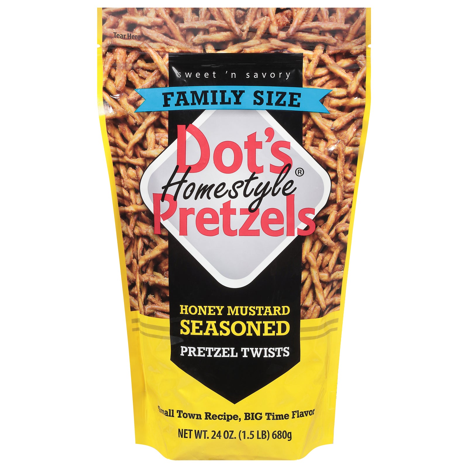 Dot's Pretzels - Pretzel Mustard Honey - CS of 10-24 OZ