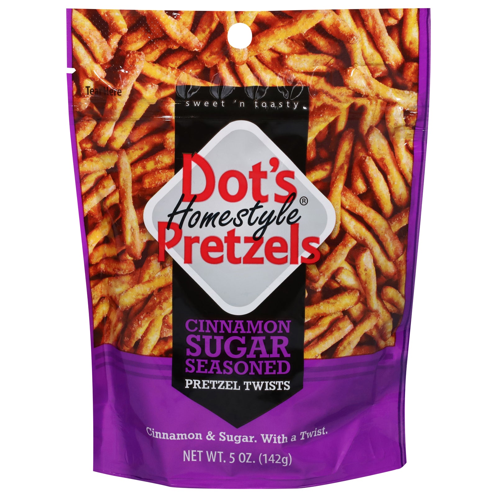 Dot's Pretzels - Pretzel Sugar Cinnamon - CS of 10-5 OZ