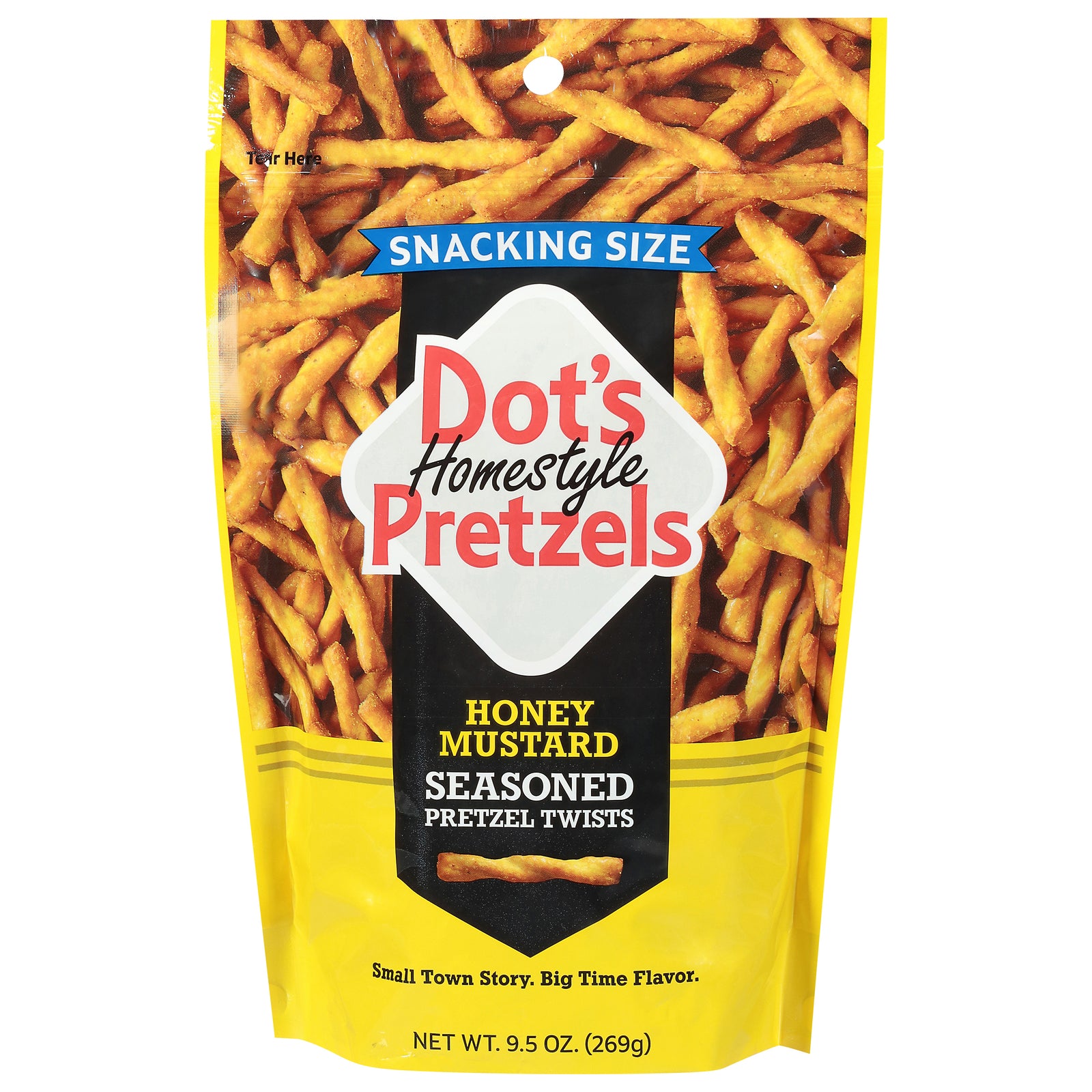 Dot's Pretzels - Pretzel Mustard Honey - CS of 10-9.5 OZ