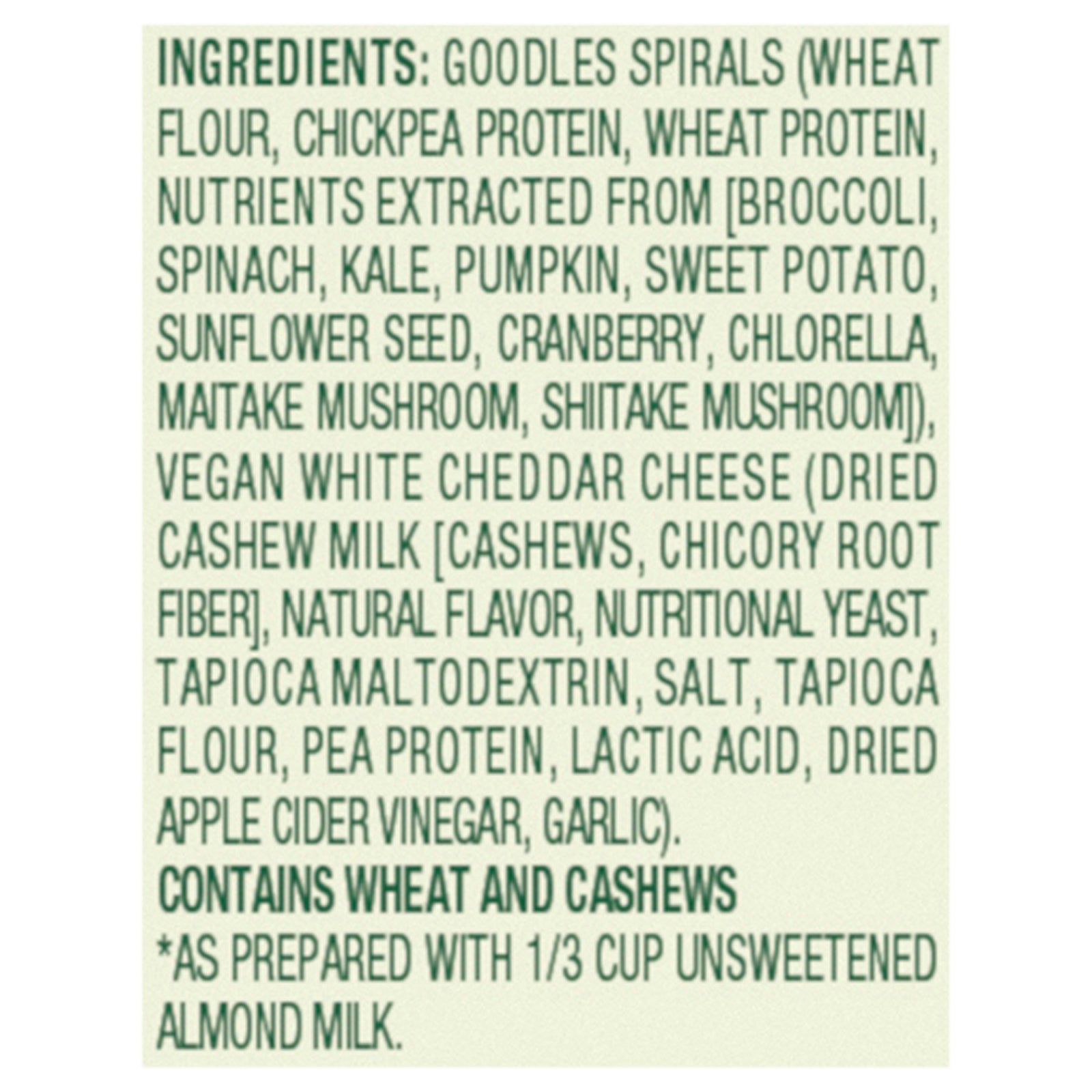 Goodles - Mac&chs Vegan Is Believin - CS of 12-5.25 OZ