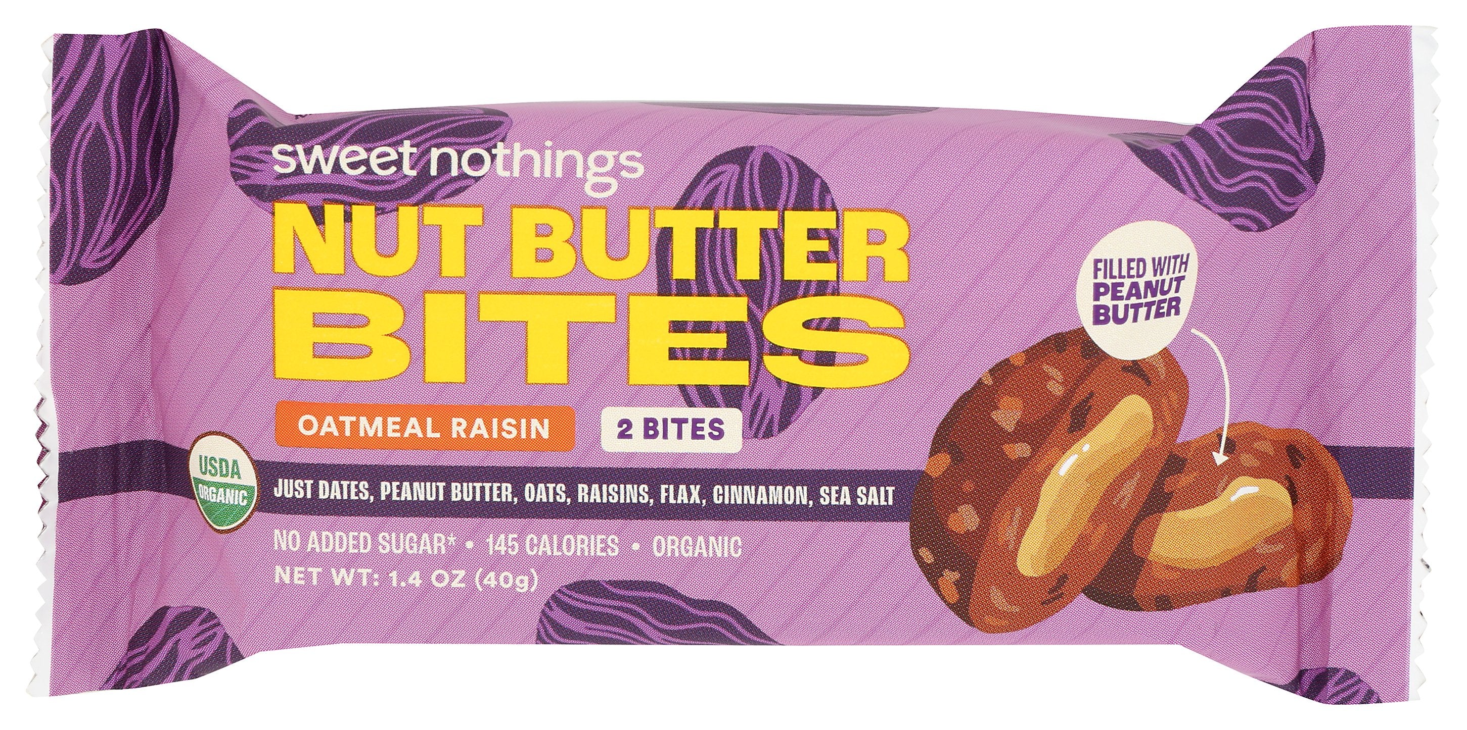 SWEET NOTHINGS BARS NUT OATML RAISN PB - Case of 12