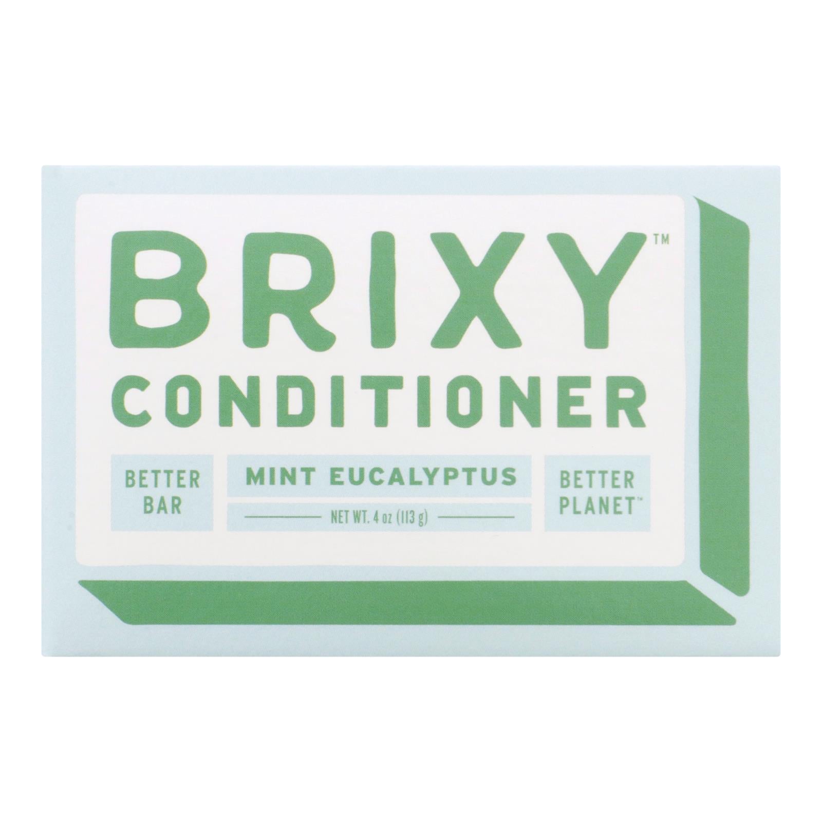 Brixy - Conditioner Bar Mint Eucalyptus - 1 Each -4 Oz