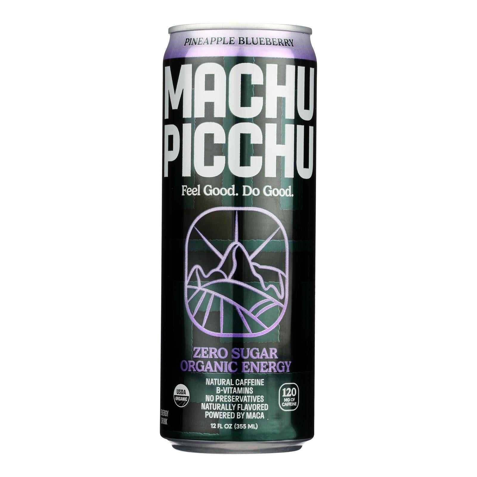 Machu Picchu - Energy Drink Pineap Blu - Case of 12-12 FZ