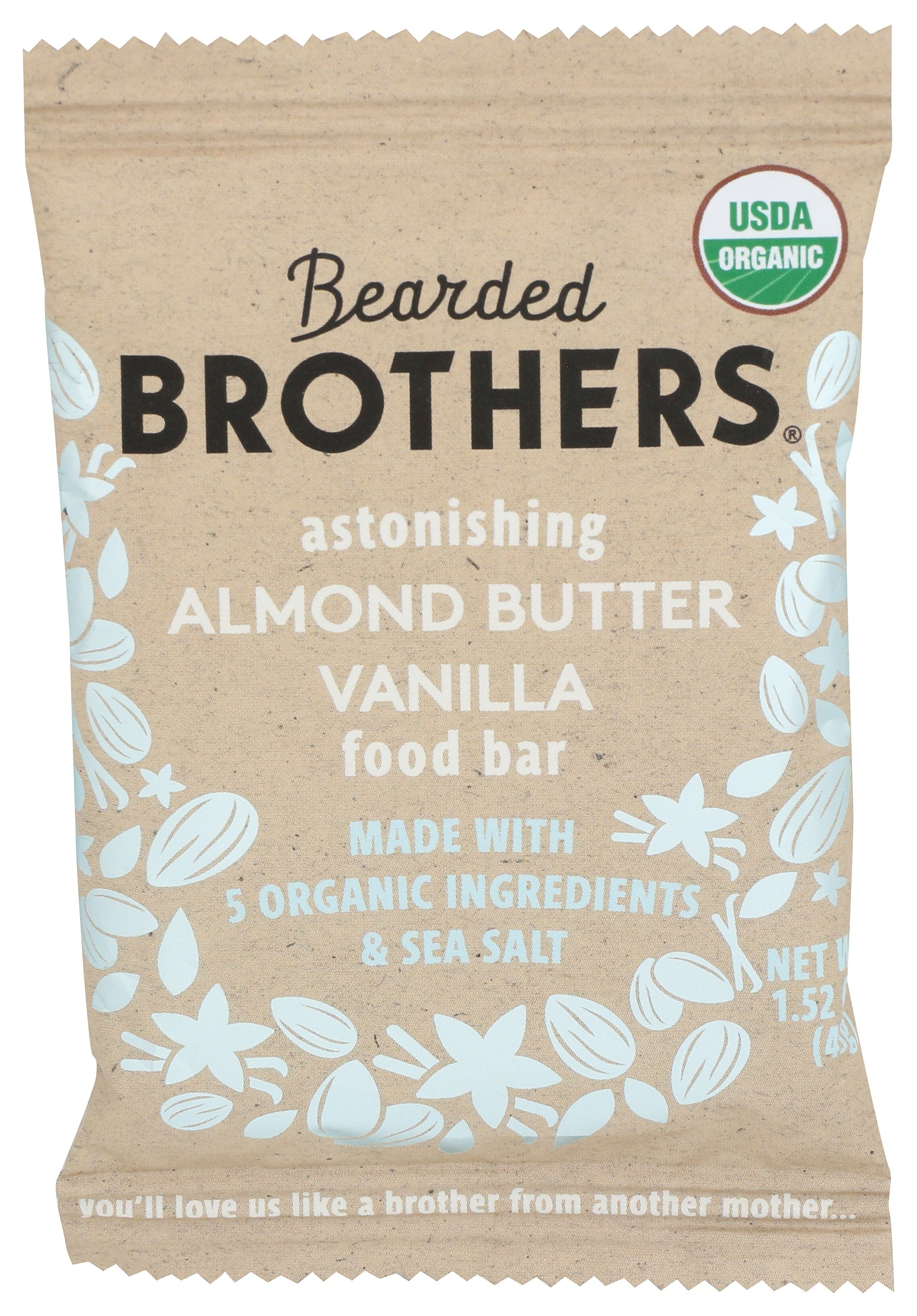 BEARDED BROTHERS BAR ALMND BUTTER VANILLA - Case of 12