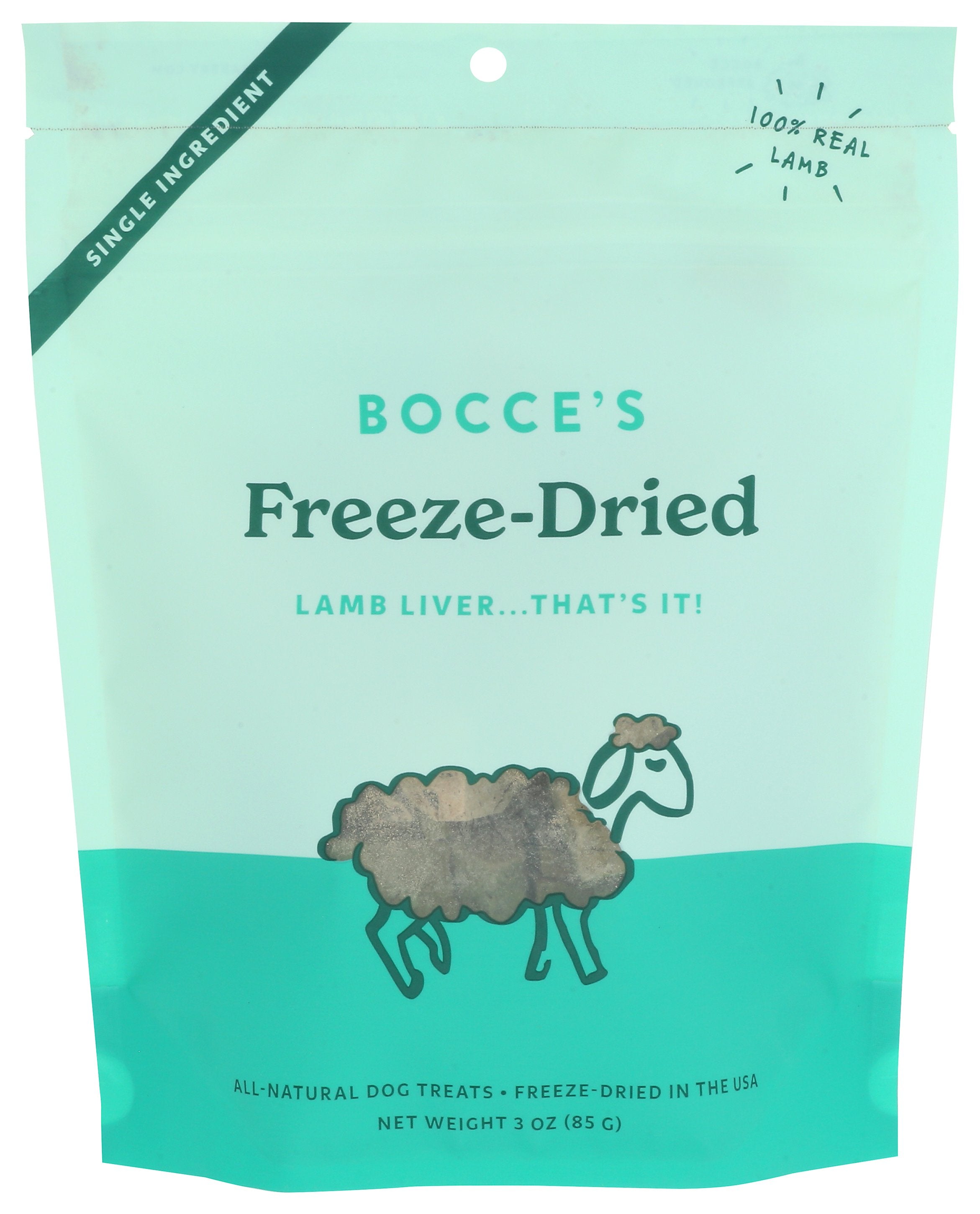 BOCCES BAKERY TREAT FRZ DRD LAMB LIVER - Case of 12