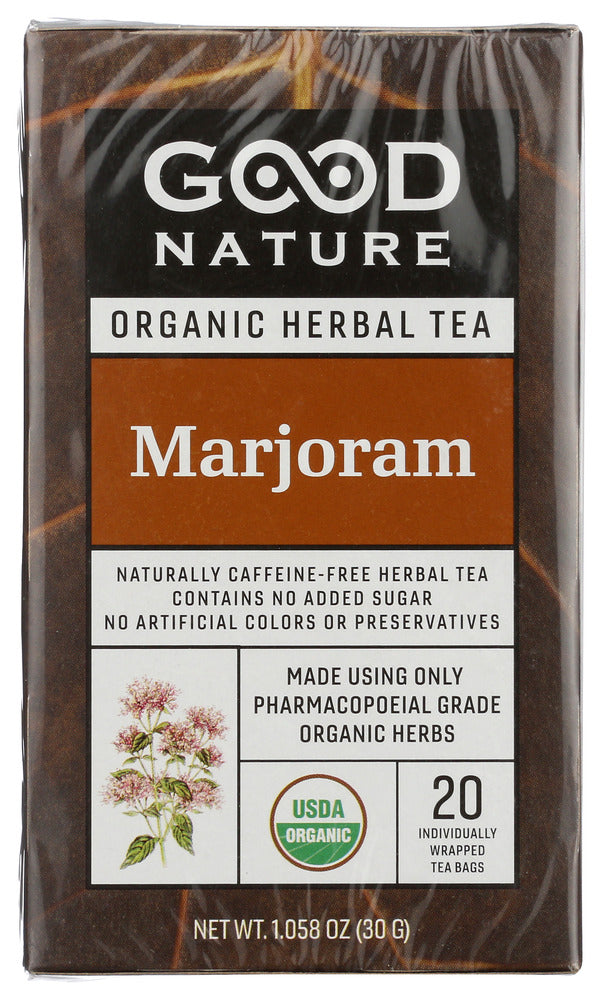 Good Nature Tea Marjoram  - Case of 6 - 1.058oz