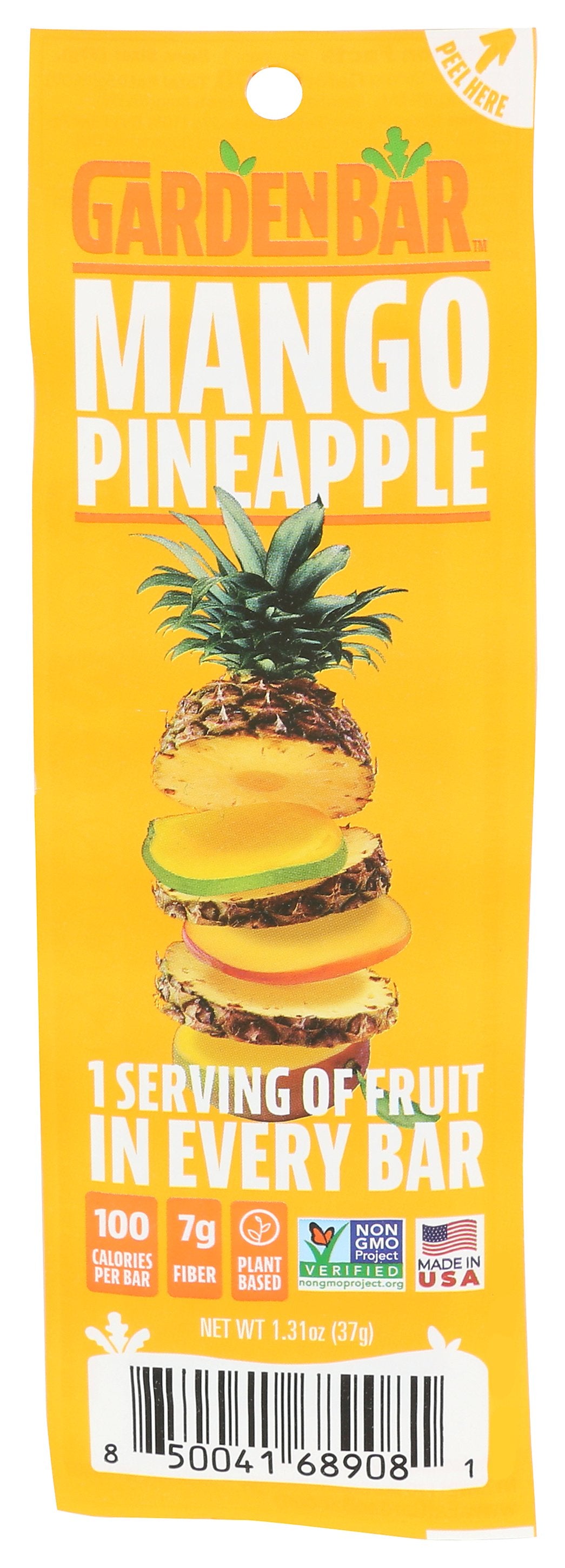 GARDEN BAR BAR FRUIT MNG PNPPL SNCK - Case of 12