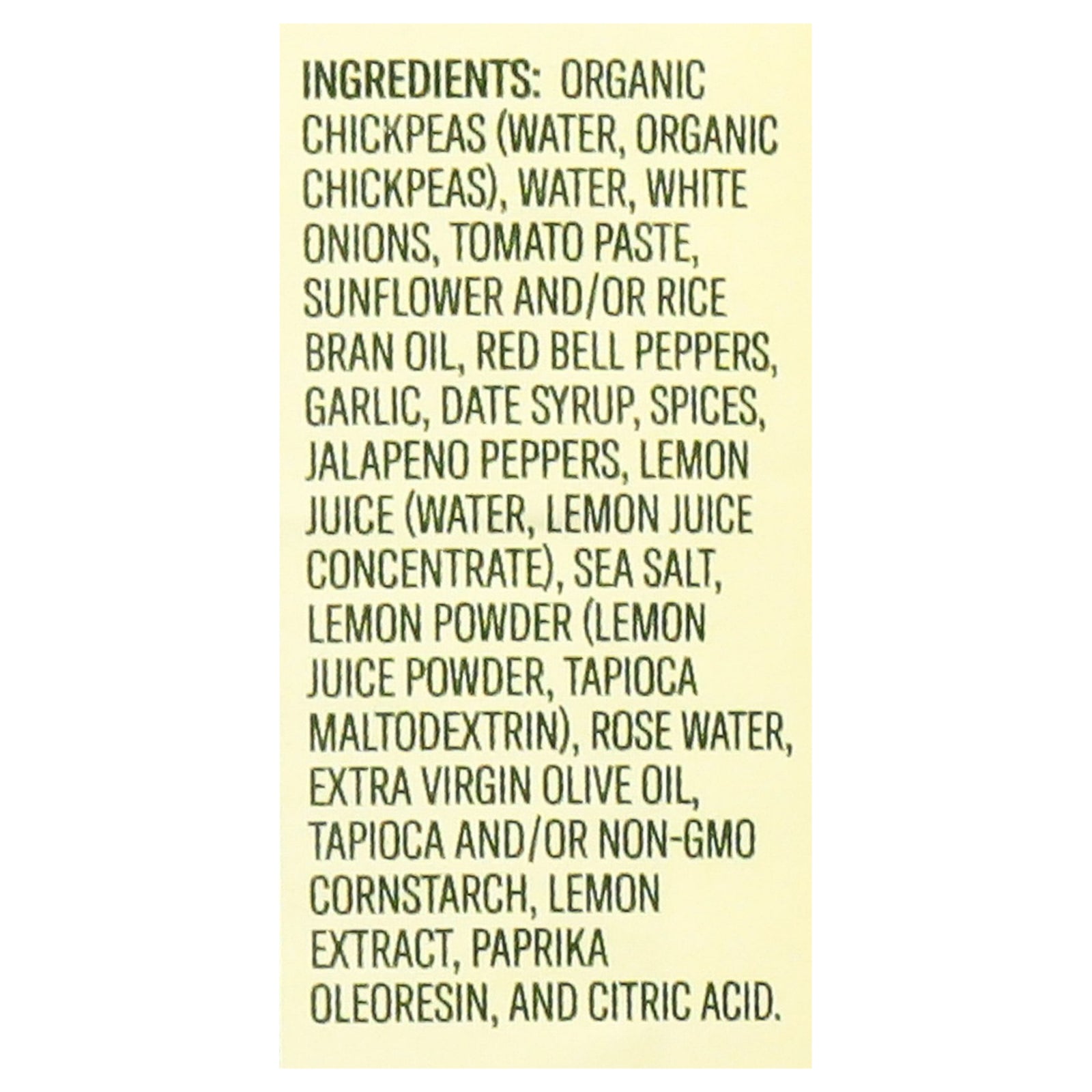 Heyday Canning Co. - Chickpeas Harissa Lemon - CS of 12-15 OZ