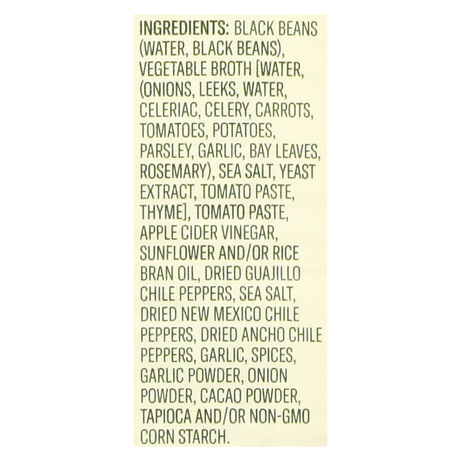 Heyday Canning Co. - Beans Black Enchilada - CS of 12-15 OZ