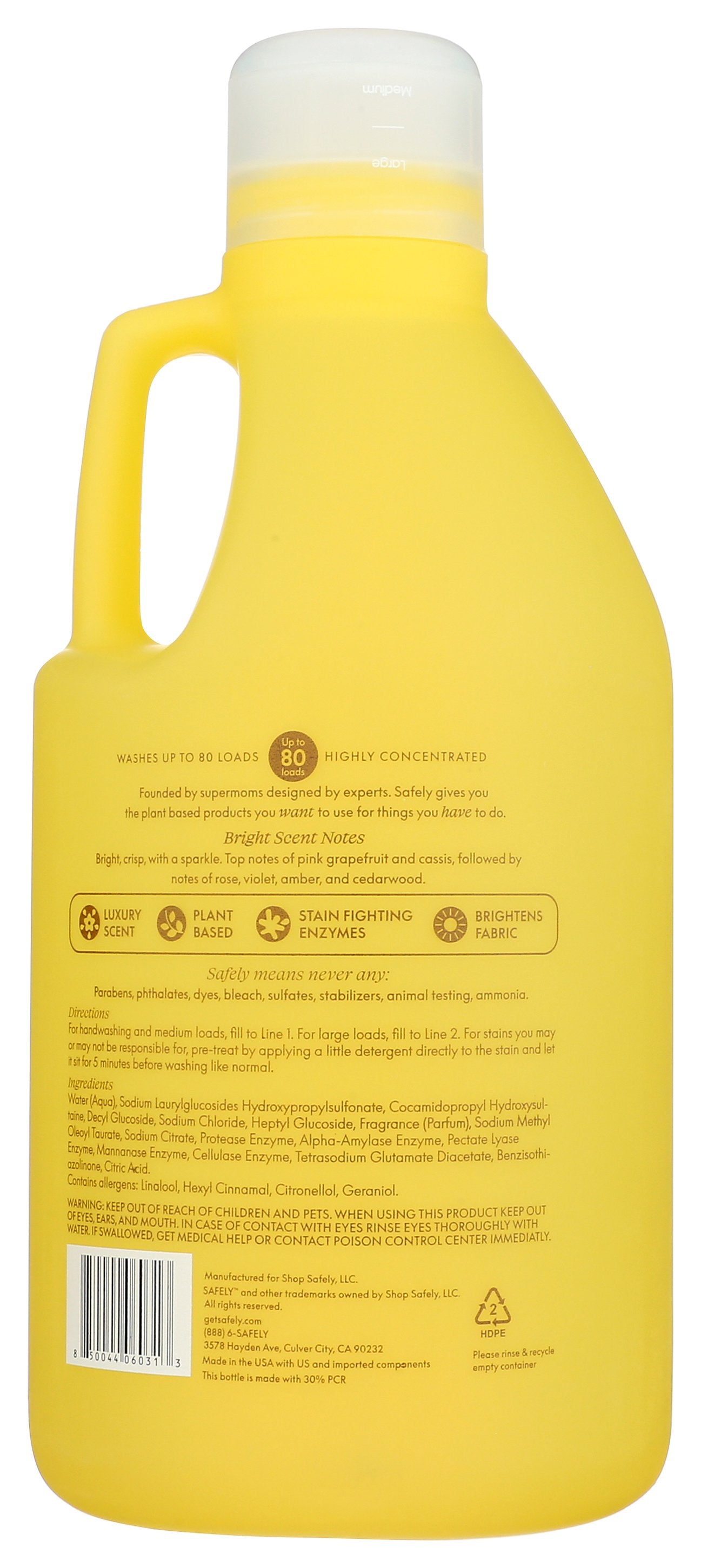 SAFELY DETERGENT LNDRY BRIGHT - Case of 4