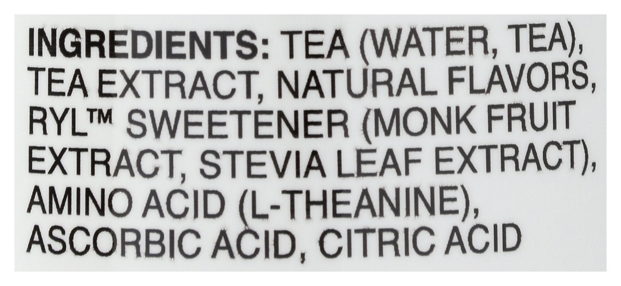 THE RYL CO TEA BLACK RASPBERRY RTD - Case of 12