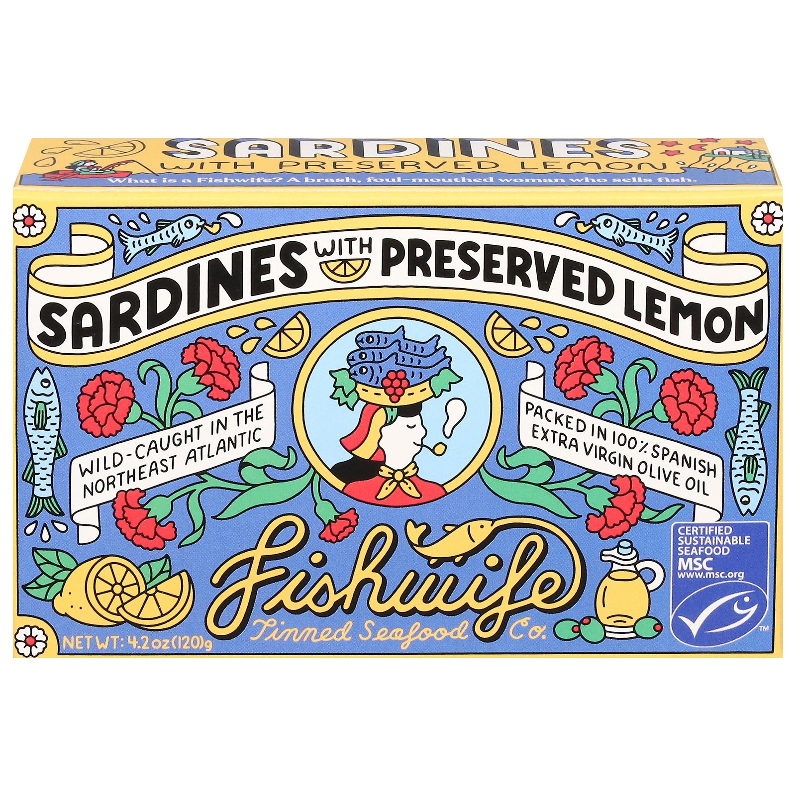 Fishwife - Sardines Preserved Lemon - CS of 12-4.2 OZ