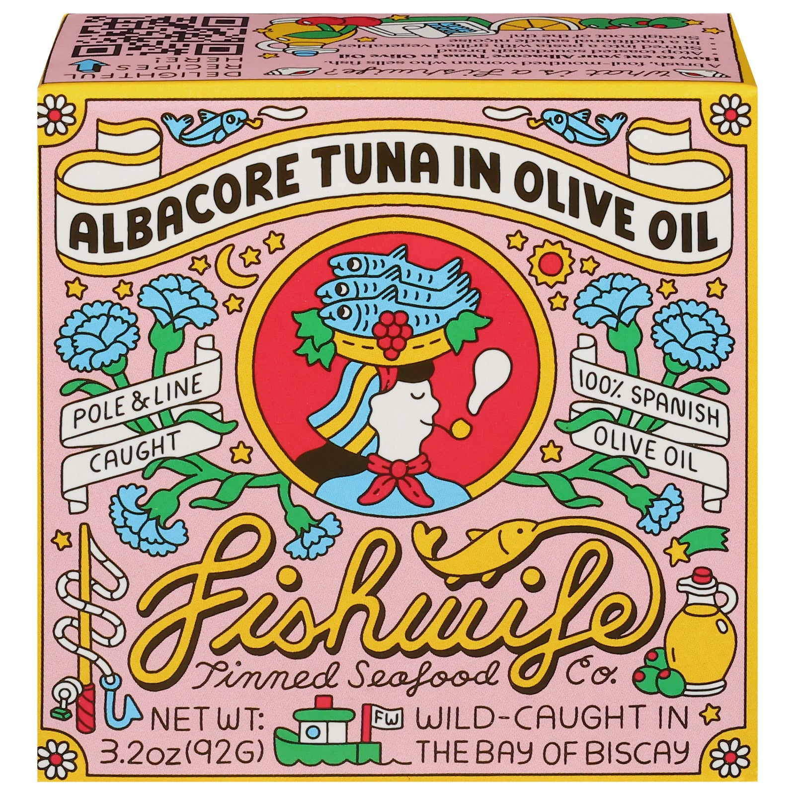 Fishwife - Tuna Albacore Olive Oil - CS of 12-3.2 OZ