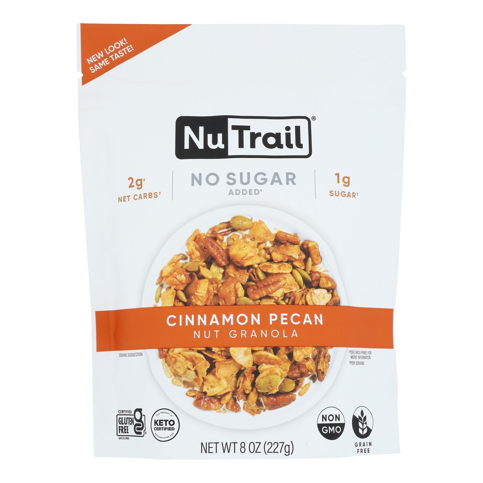 Nutrai - Granola Cinnamon Pecan - Case of 6-8 ounces