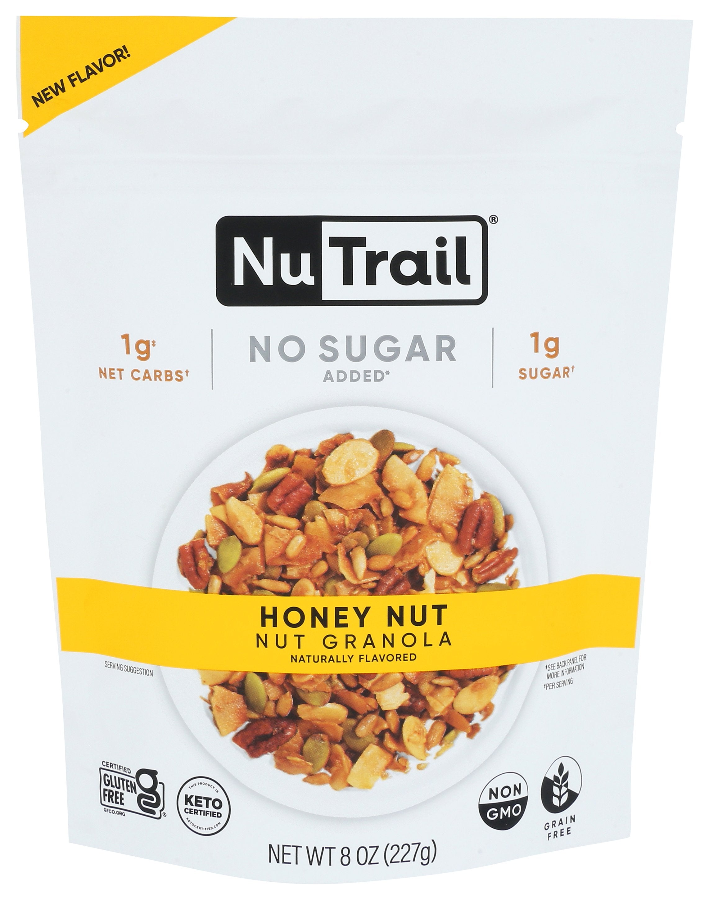 NUTRAIL GRANOLA KETO HONEY NUT - Case of 6