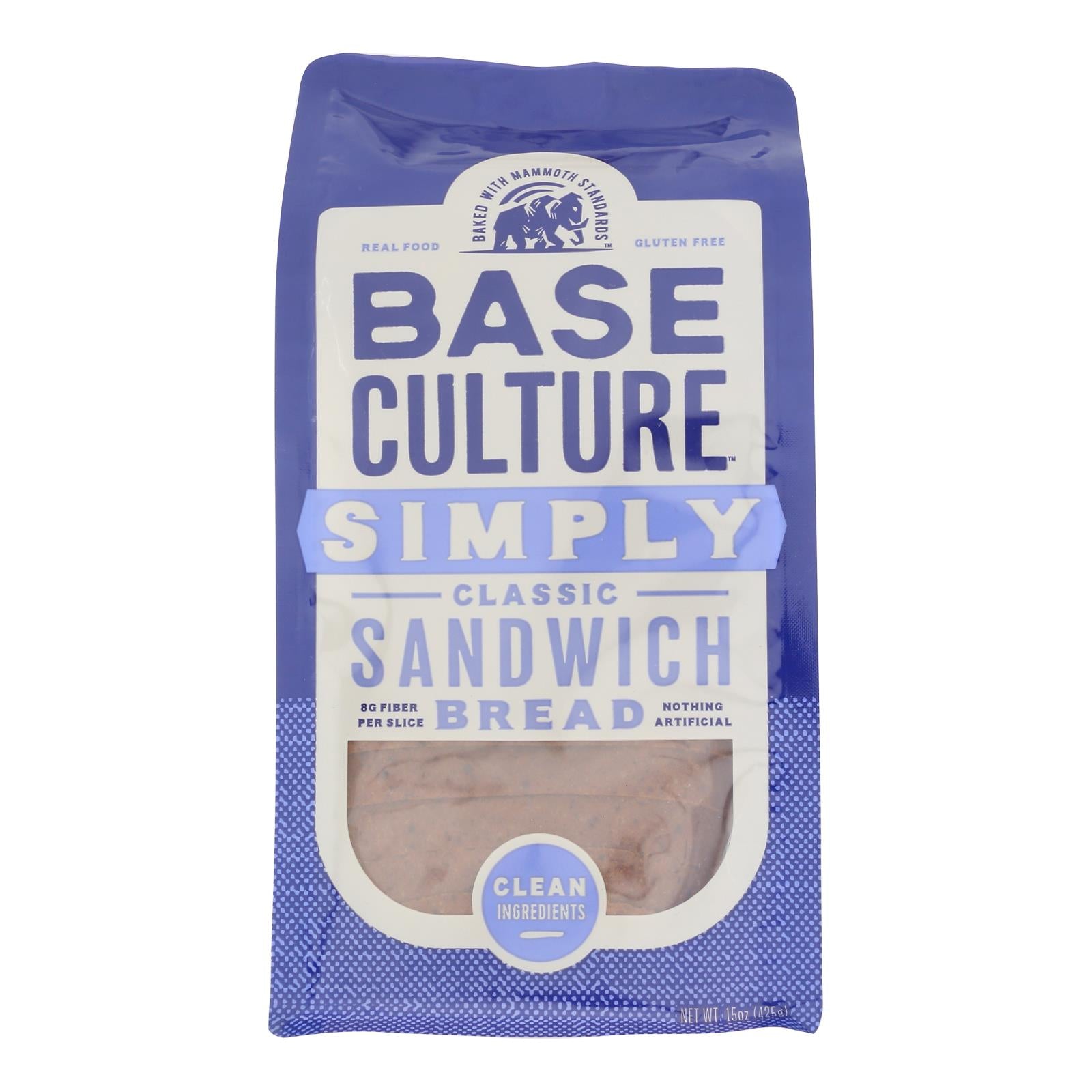 Base Culture - Simply Brd Classic Sndwch - CS of 6-15 OZ