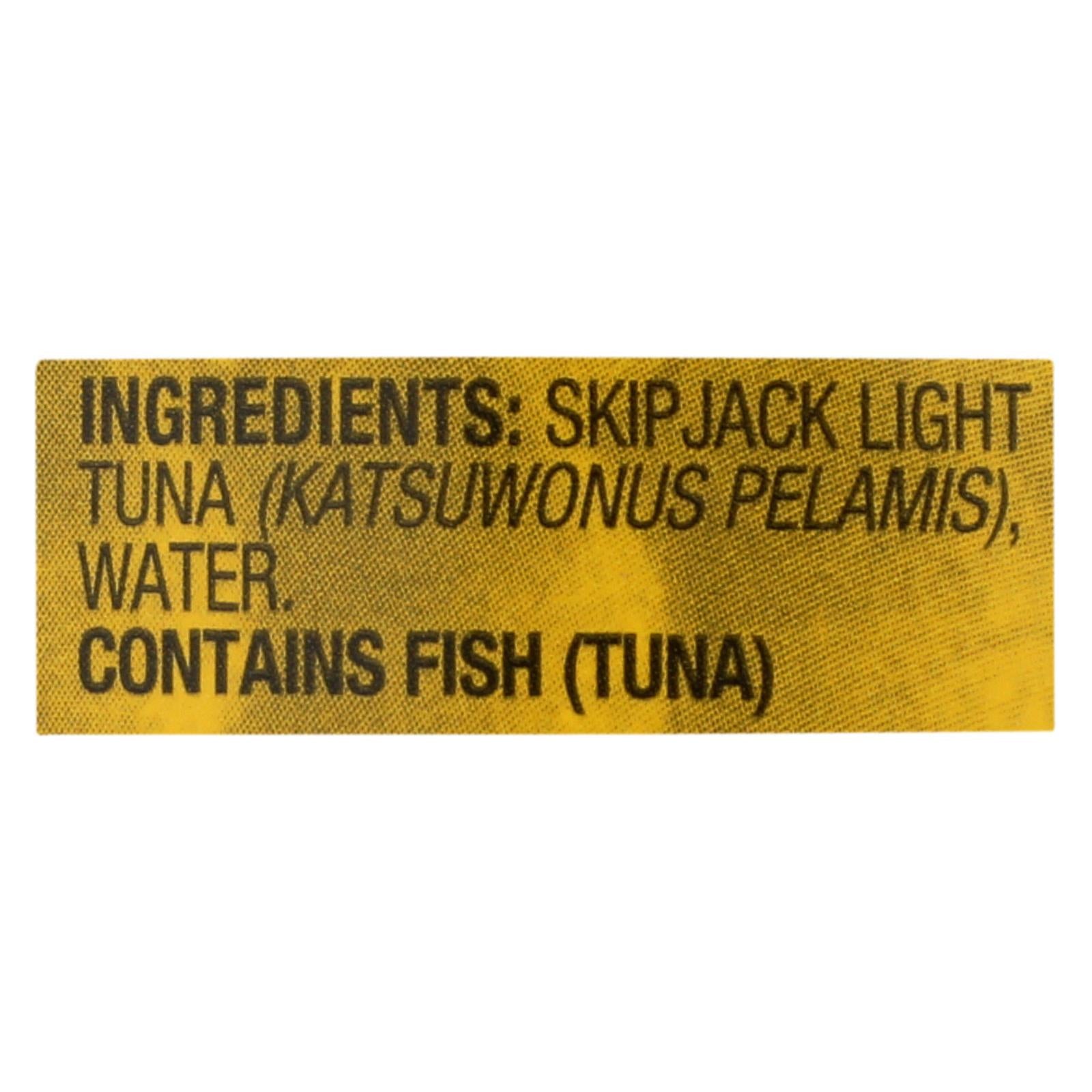 Sustainable Seas Chunk Light Tuna In Water - Case Of 12 - 5 Oz