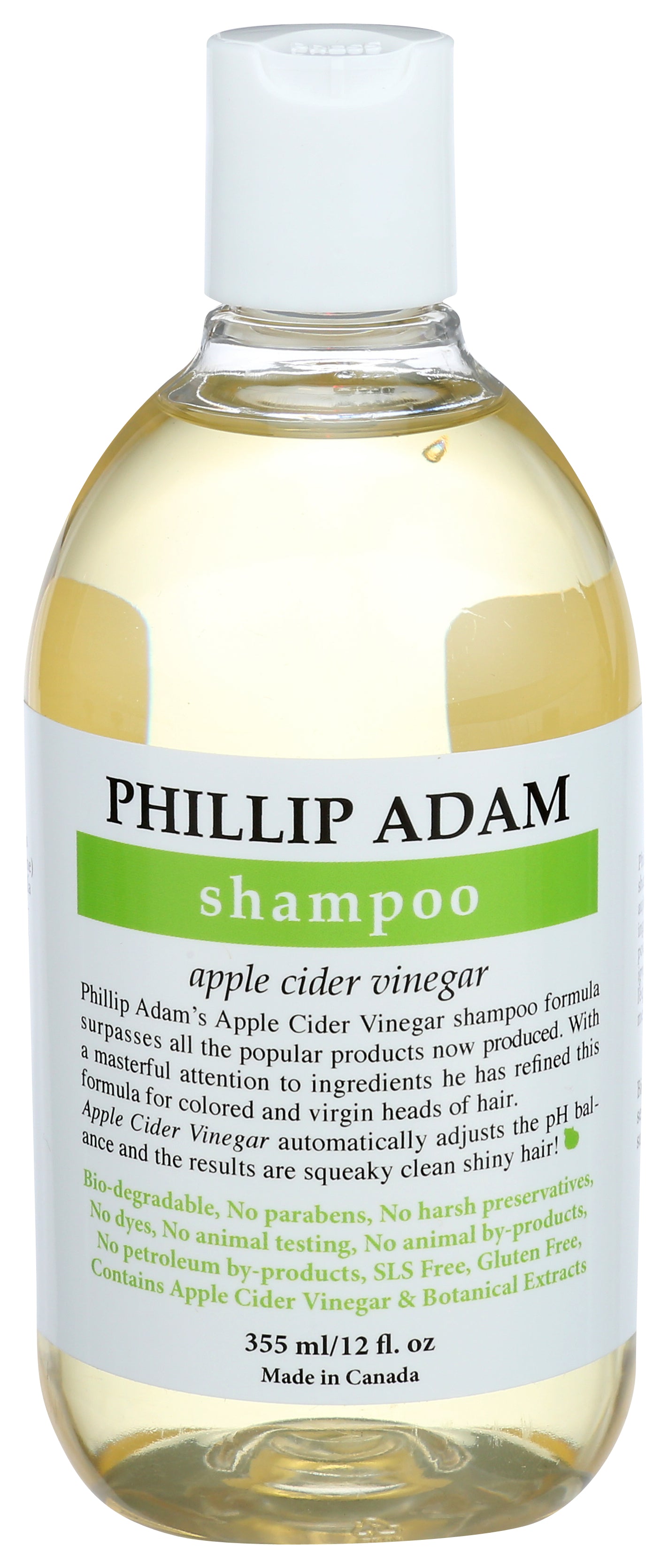 Phillip Adam Shampoo Apple Cider Vinegar - 12 oz