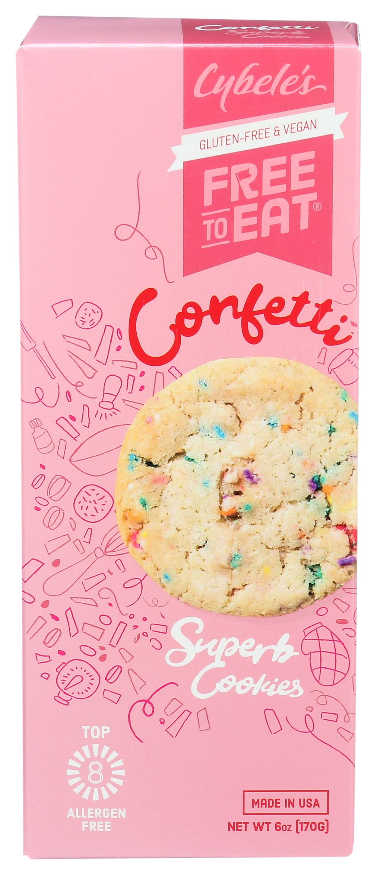 CYBELES COOKIES CONFETTI - Case of 6