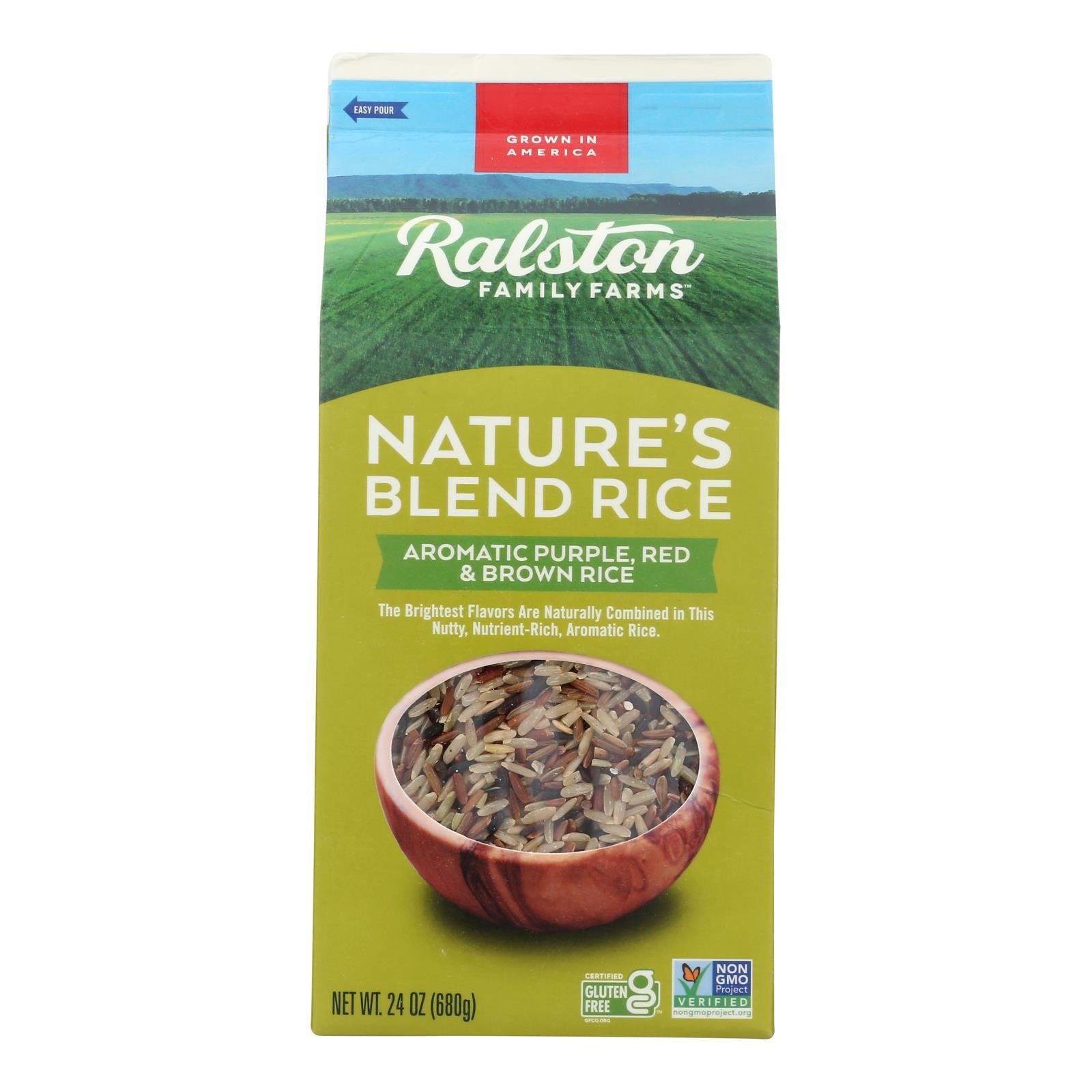 Ralston Family Farms - Rice Nature`s Blend - Case of 6-24 OZ