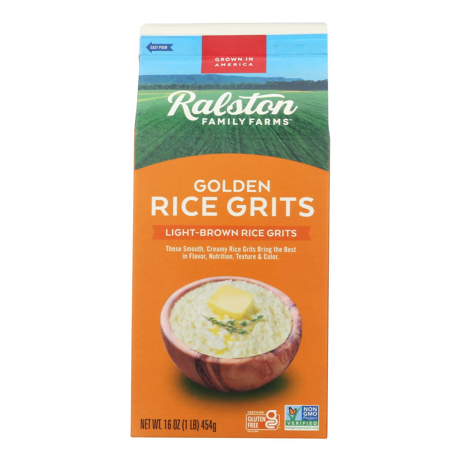 Ralston Family Farms - Rice Grits Golden - Case Of 6-16 Oz