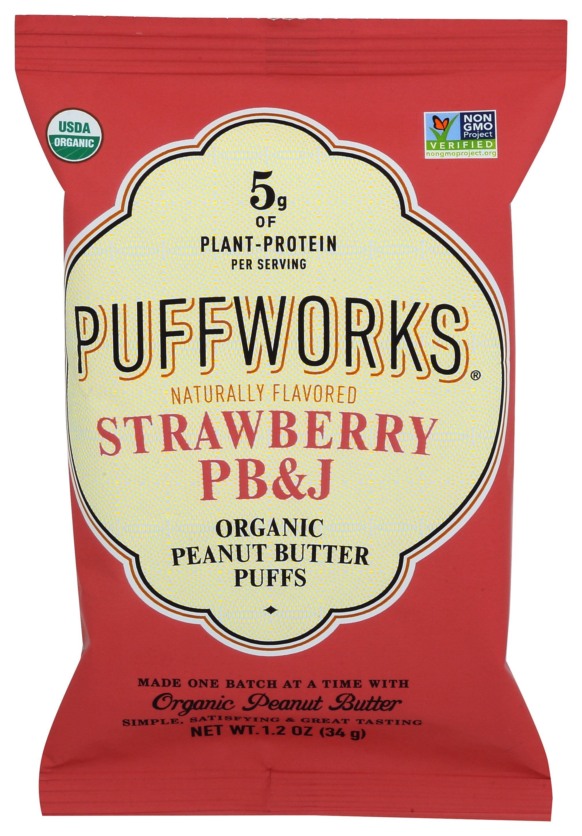 PUFFWORKS PUFFS STRWBRRY PB&J ORG - Case of 6