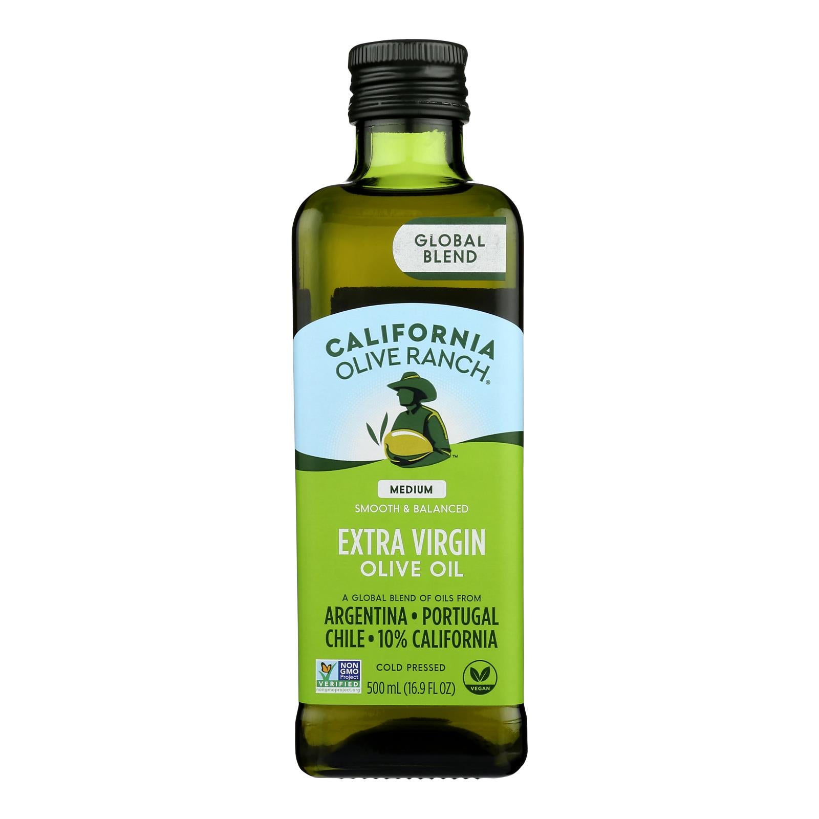 California Olive Ranch Extra Virgin Olive Oil - Everyday - Case Of 12 - 16.9 Fl Oz.