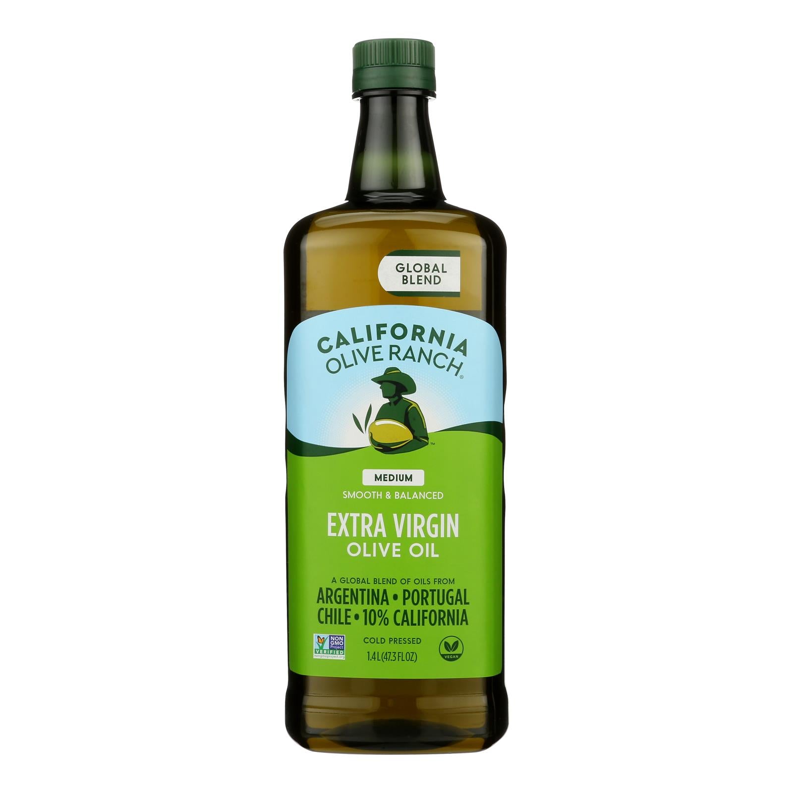 California Olive Ranch Olive Oil - Extra Virgin Olive Oil - Chef Size - Case of 6 - 47.3 fl oz