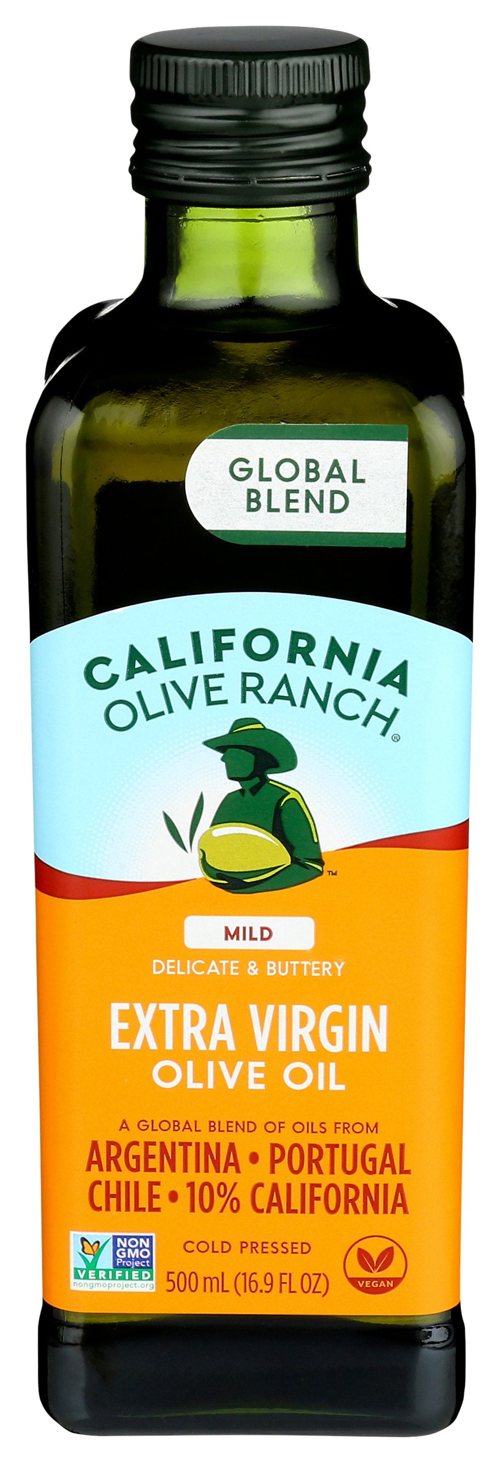 CALIFORNIA OLIVE RANCH GLOBAL MILD EVOO 500ML - Case of 6