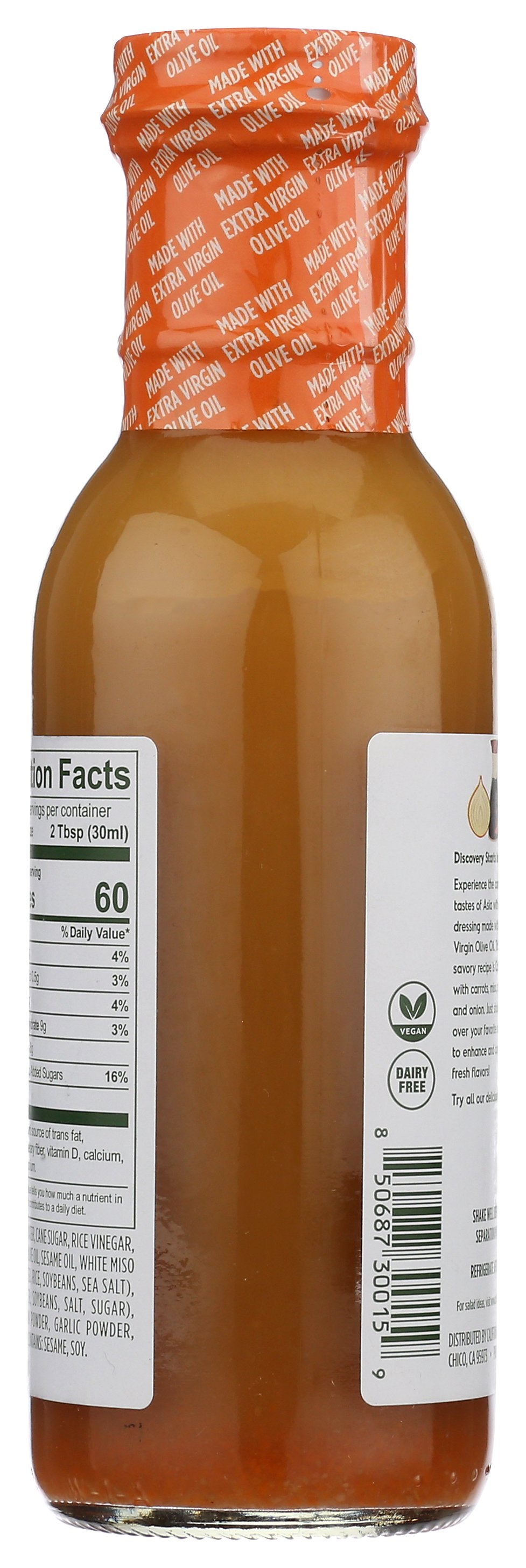 CALIFORNIA OLIVE RANCH DRESSING CARROT MISO V - Case of 6