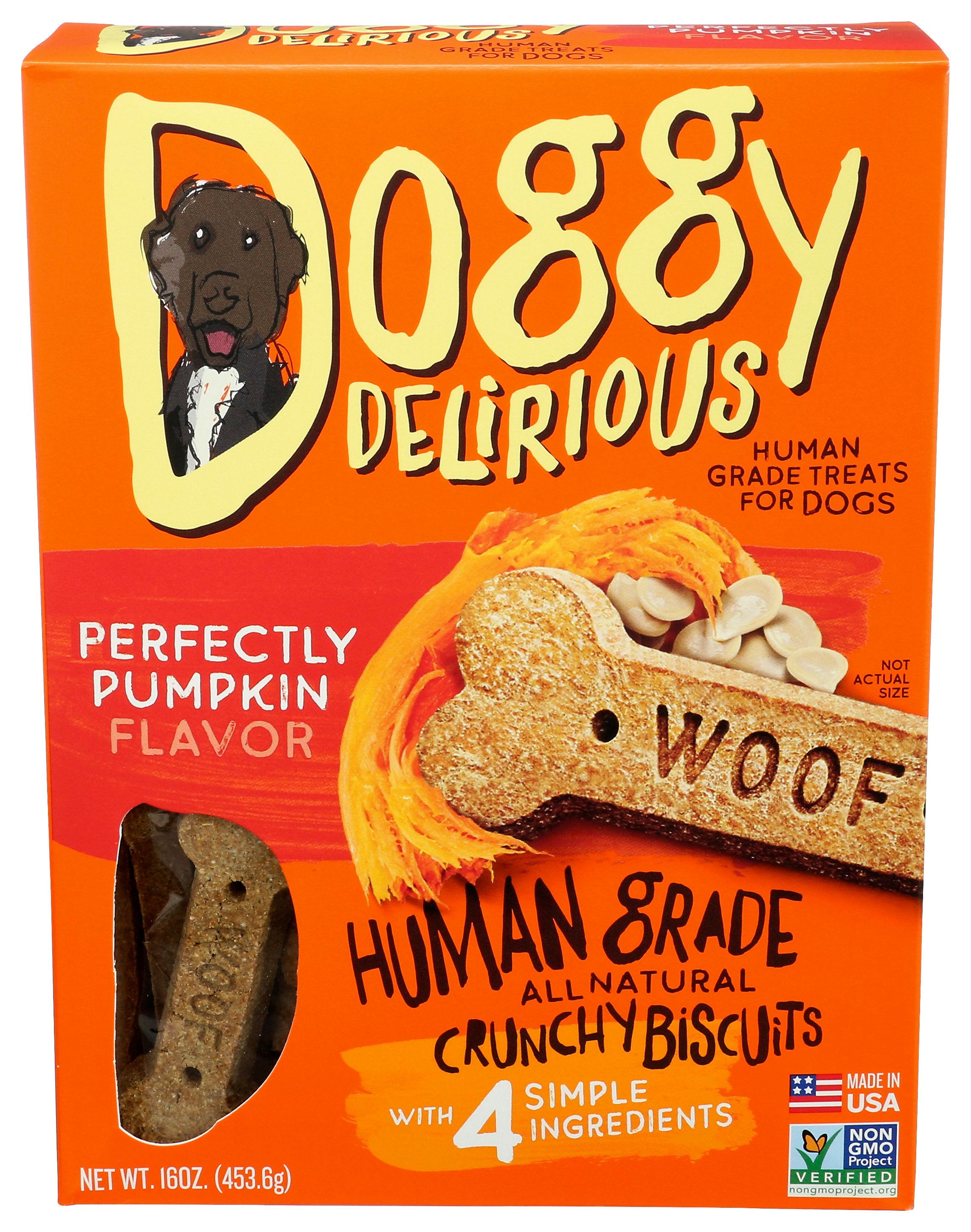 DOGGY DELIRIOUS DOG BONE PUMPKIN - Case of 6