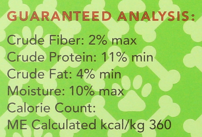 DOGGY DELIRIOUS DOG BONE GRN FREE PB - Case of 6