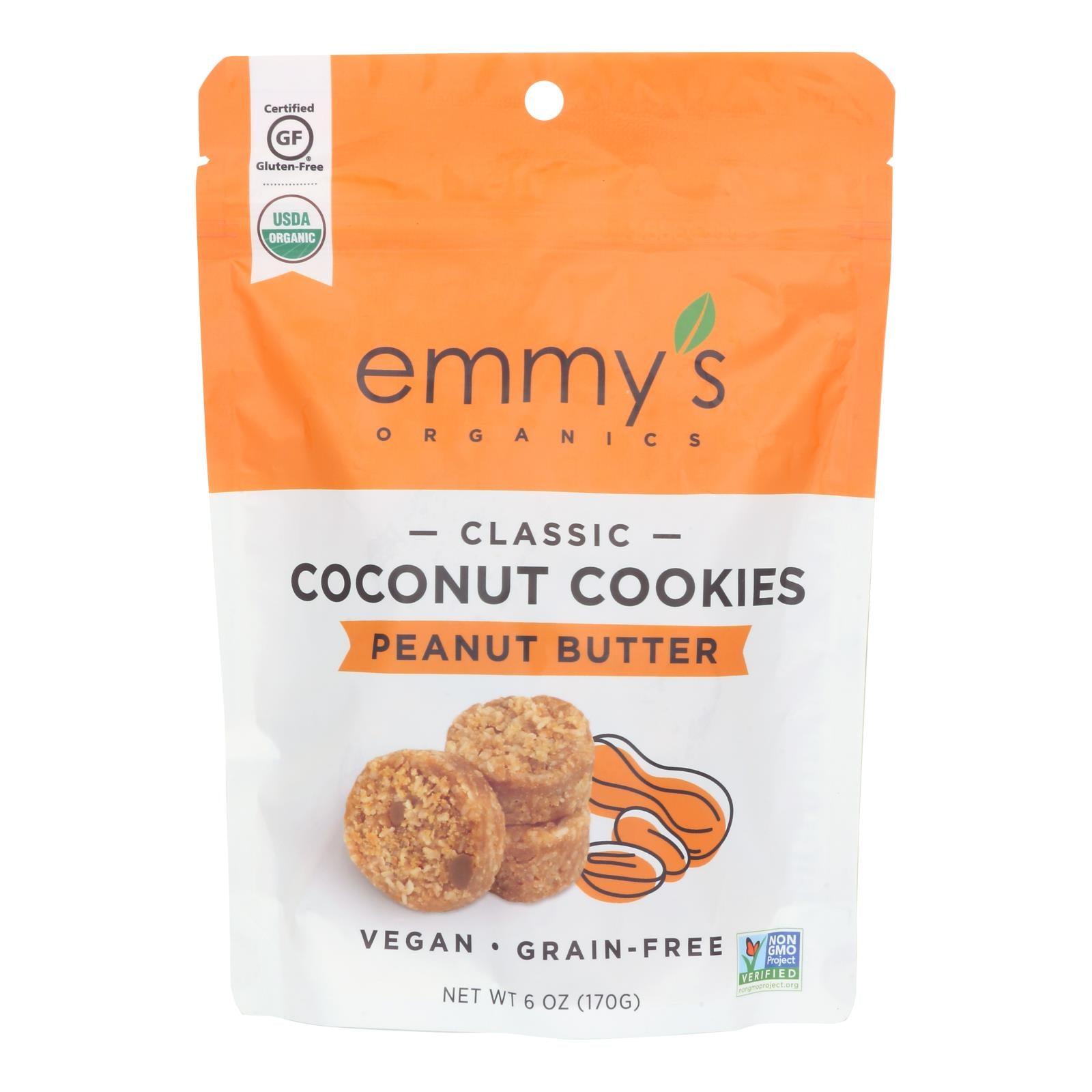 Emmy's Organics  Organic Coconut - Case Of 8 - 6 Oz.