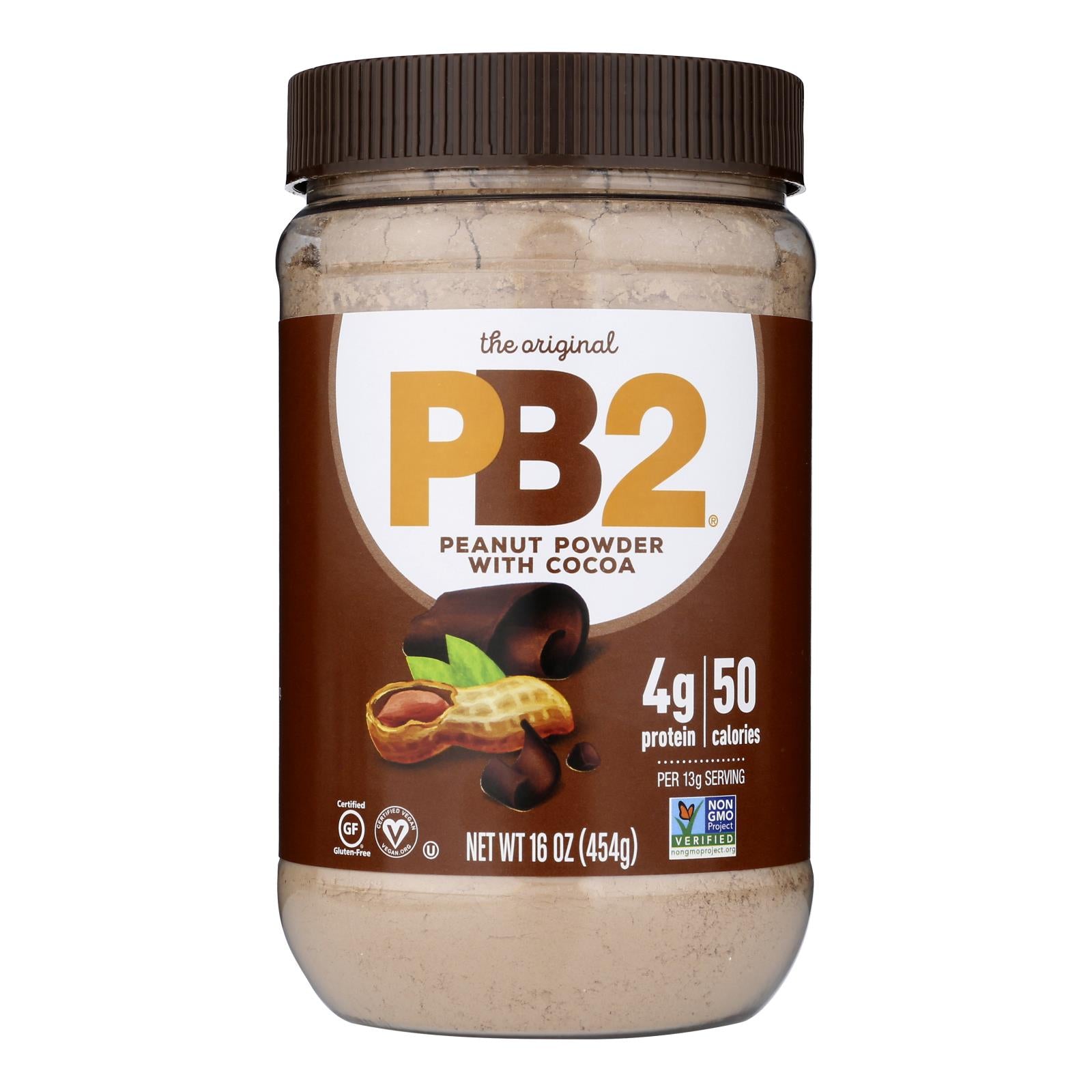 Pb2 - Peanut Butter Powder/Cocoa - Case of 6-16 Ounces