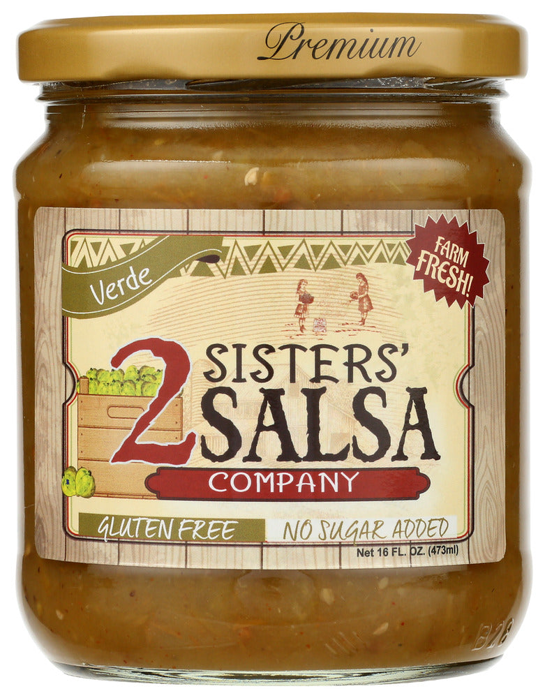 2 Sisters Salsa Verde - Case of 6 - 16 fl oz